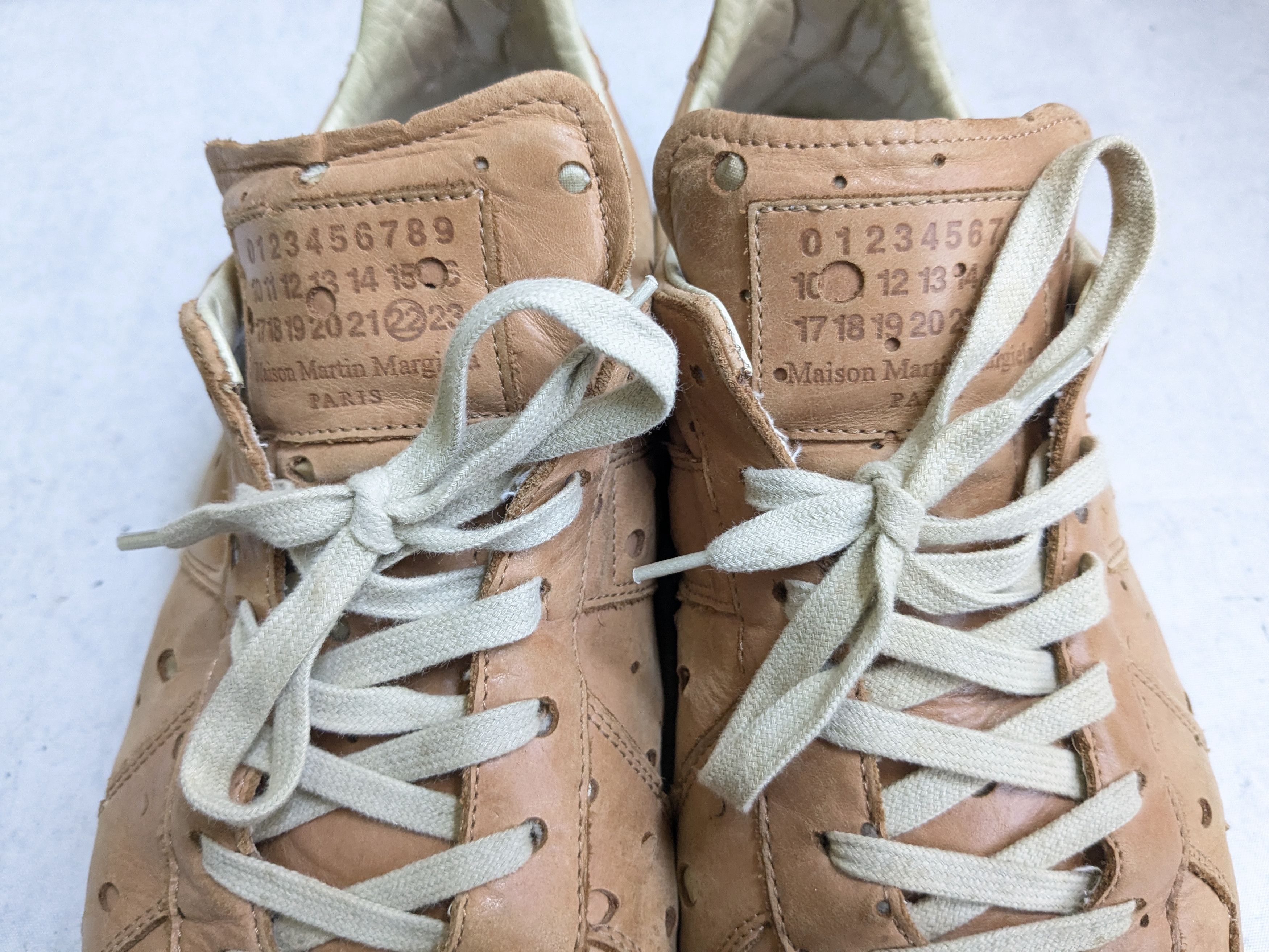 Maison Margiela Maison Margiela Replica GAT 12 45 Brown Low Tops Leather Size US 12 / EU 45 - 5 Thumbnail