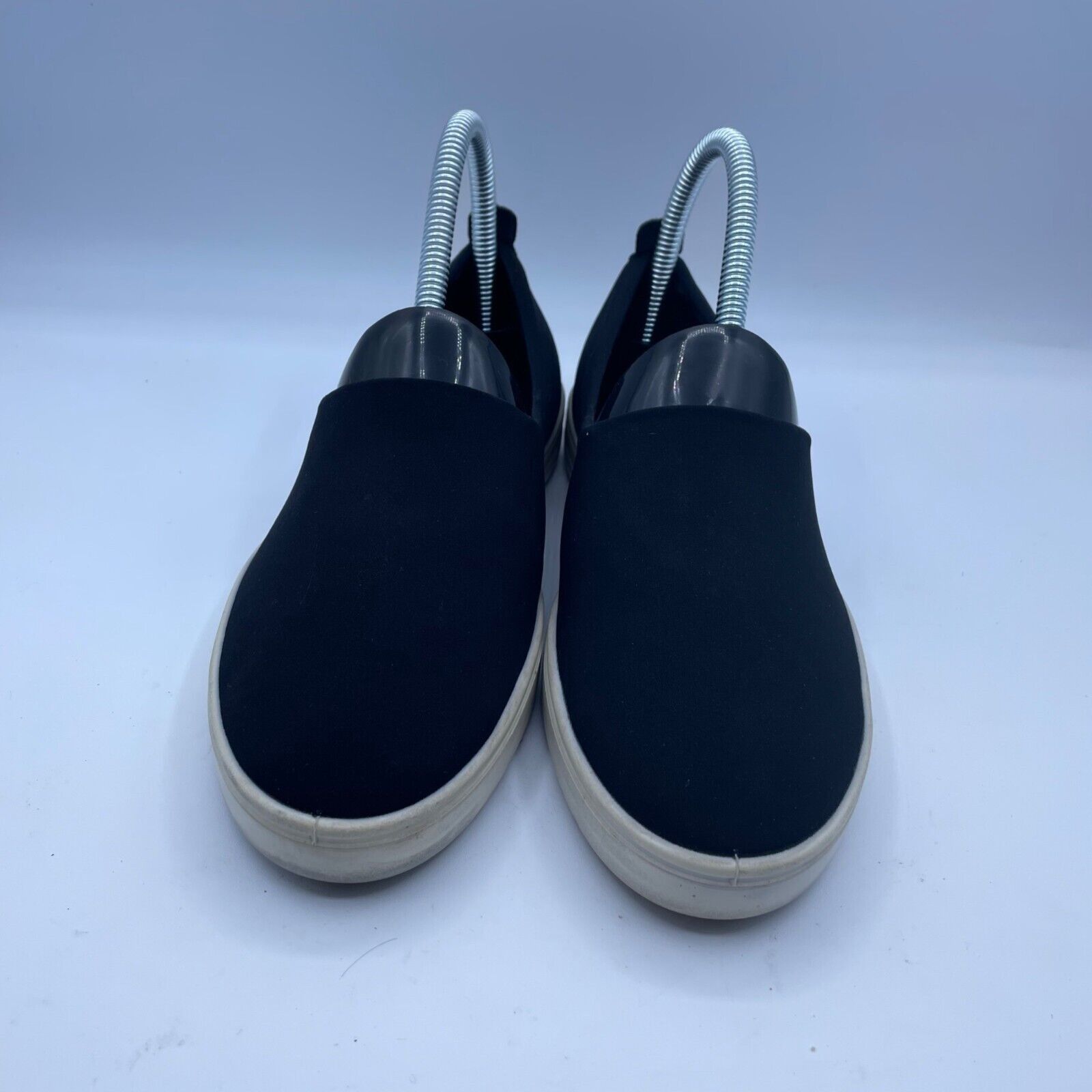 Ecco ecco Soft Slip On Black White Leather Shoes Womens 36 Size US 5 / IT 35 - 3 Thumbnail