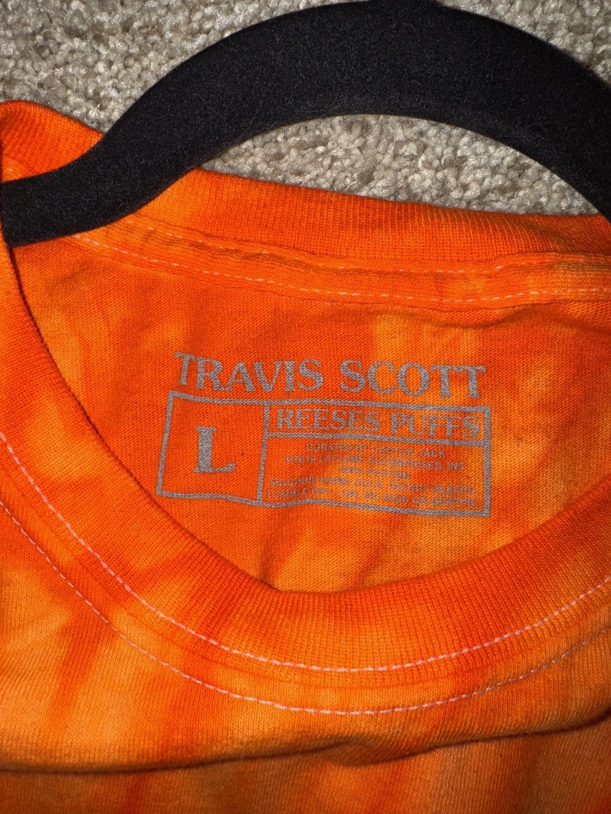 Travis Scott Travis Scott x Reese’s Puffs Cactus Jack T shirt Size US L / EU 52-54 / 3 - 5 Thumbnail