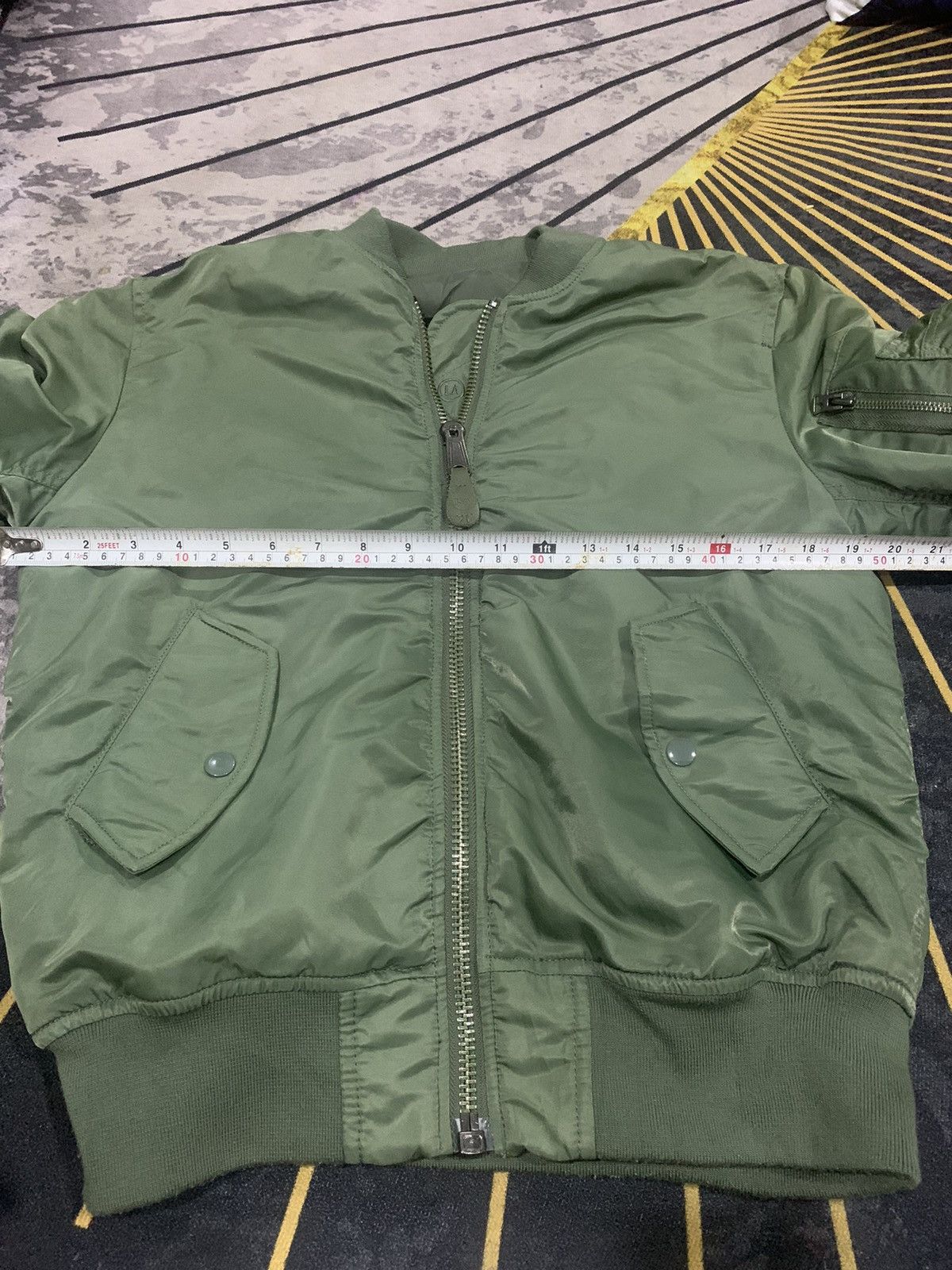 Alpha Industries × Vintage RARE!! Flight Bomber Jacket LA Size US M / EU 48-50 / 2 - 8 Thumbnail