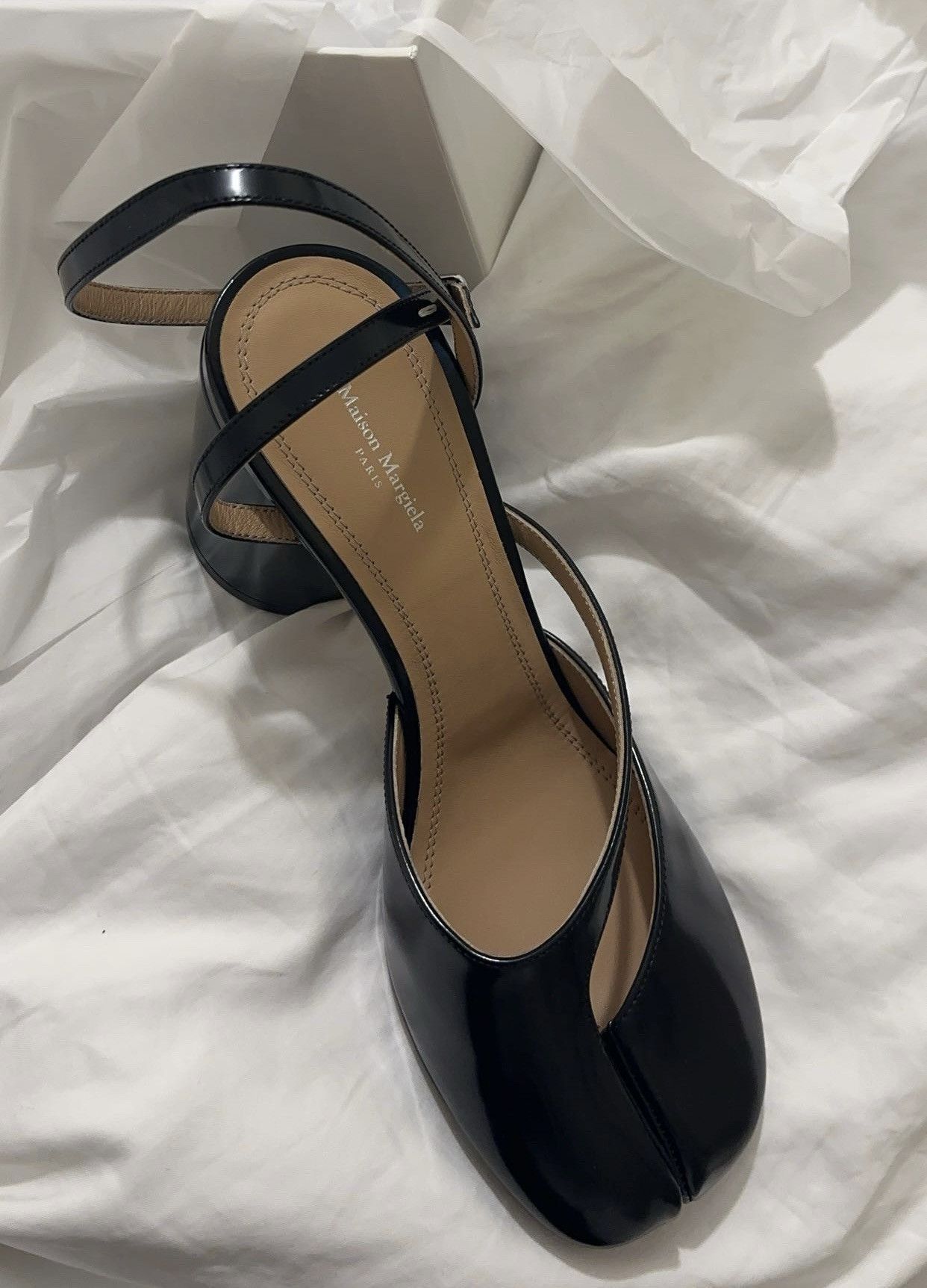 Designer × Maison Margiela Maison Margiela 80mm Tabi sandal pumps Size US 10 / IT 40 - 4 Thumbnail
