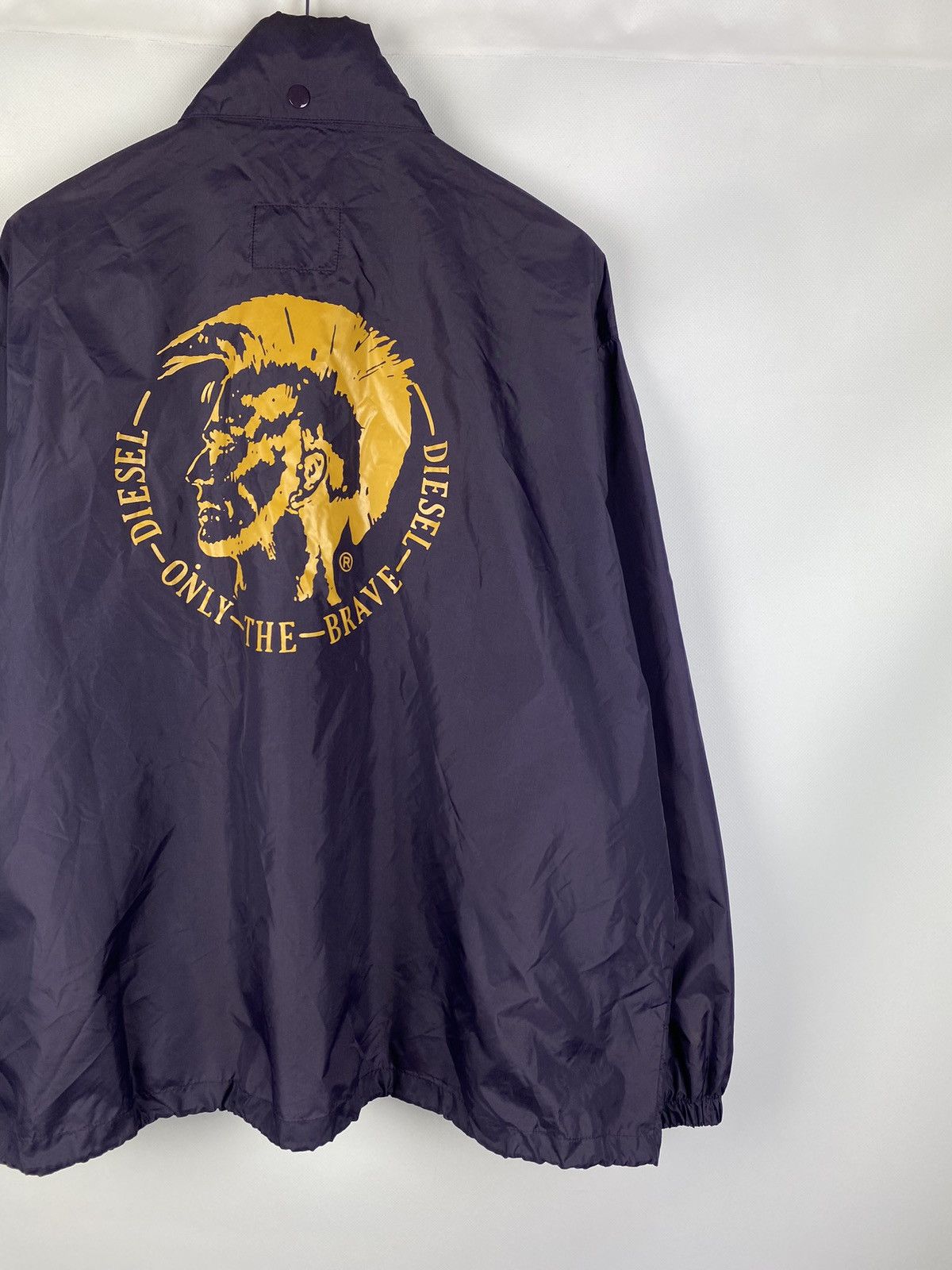Diesel × Vintage VTG Diesel men’s nylon big logo coach jacket size L Size US L / EU 52-54 / 3 - 3 Thumbnail