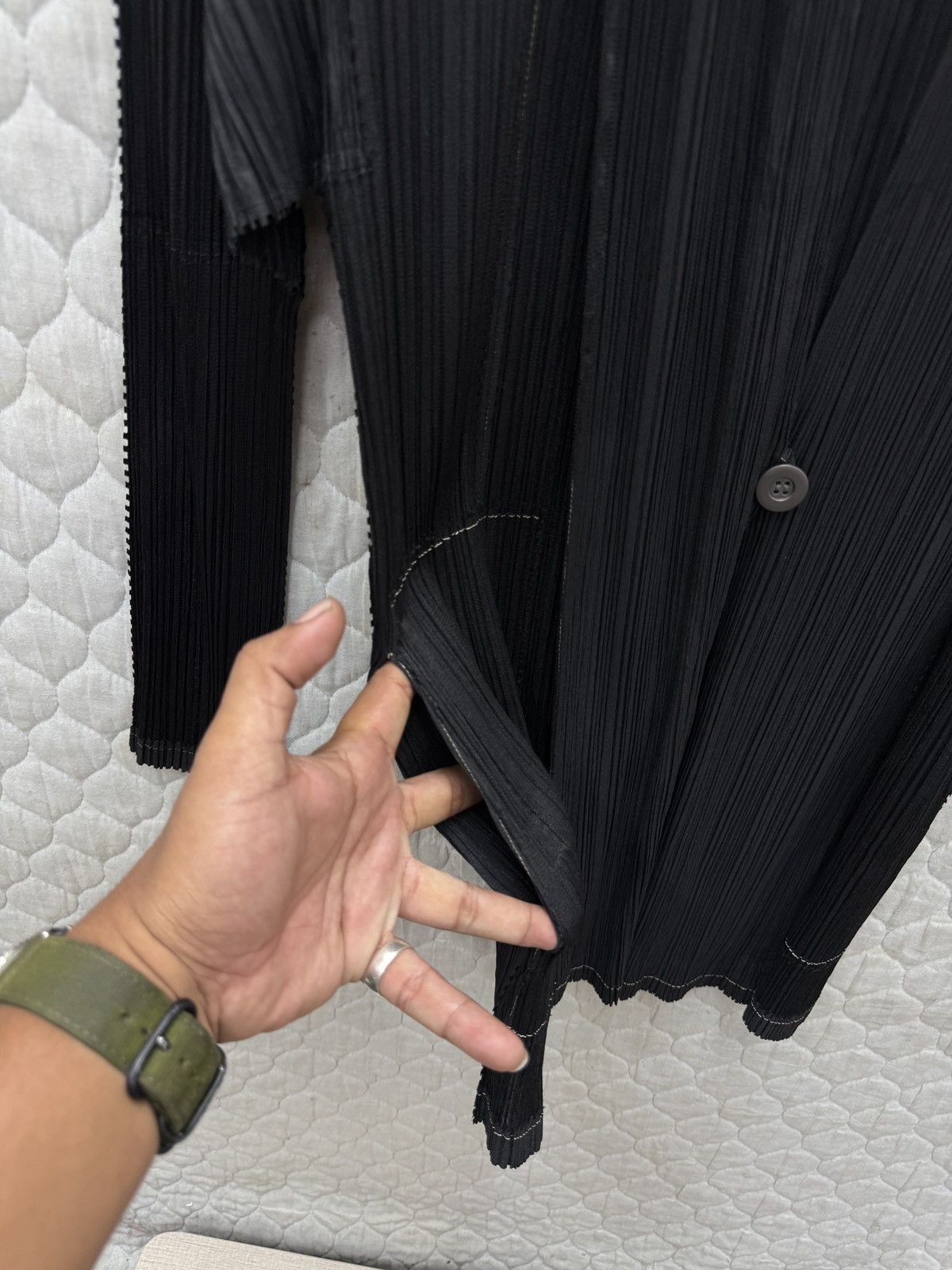 Pleats Please Issey Miyake 🔥🔥🔥ARCHIVE PLEATS PLEASE SHAWL COLAR CARDIGAN Size M / US 6-8 / IT 42-44 - 6 Thumbnail