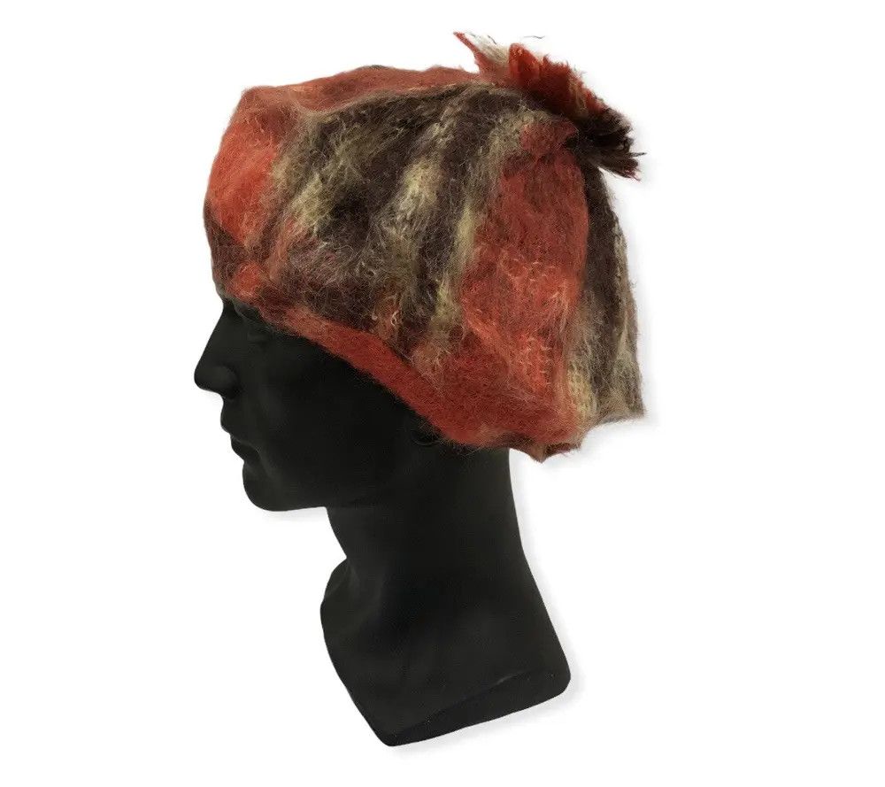 Designer × Vintage Vintage Mohair Multicolour Hat Size ONE SIZE - 3 Thumbnail