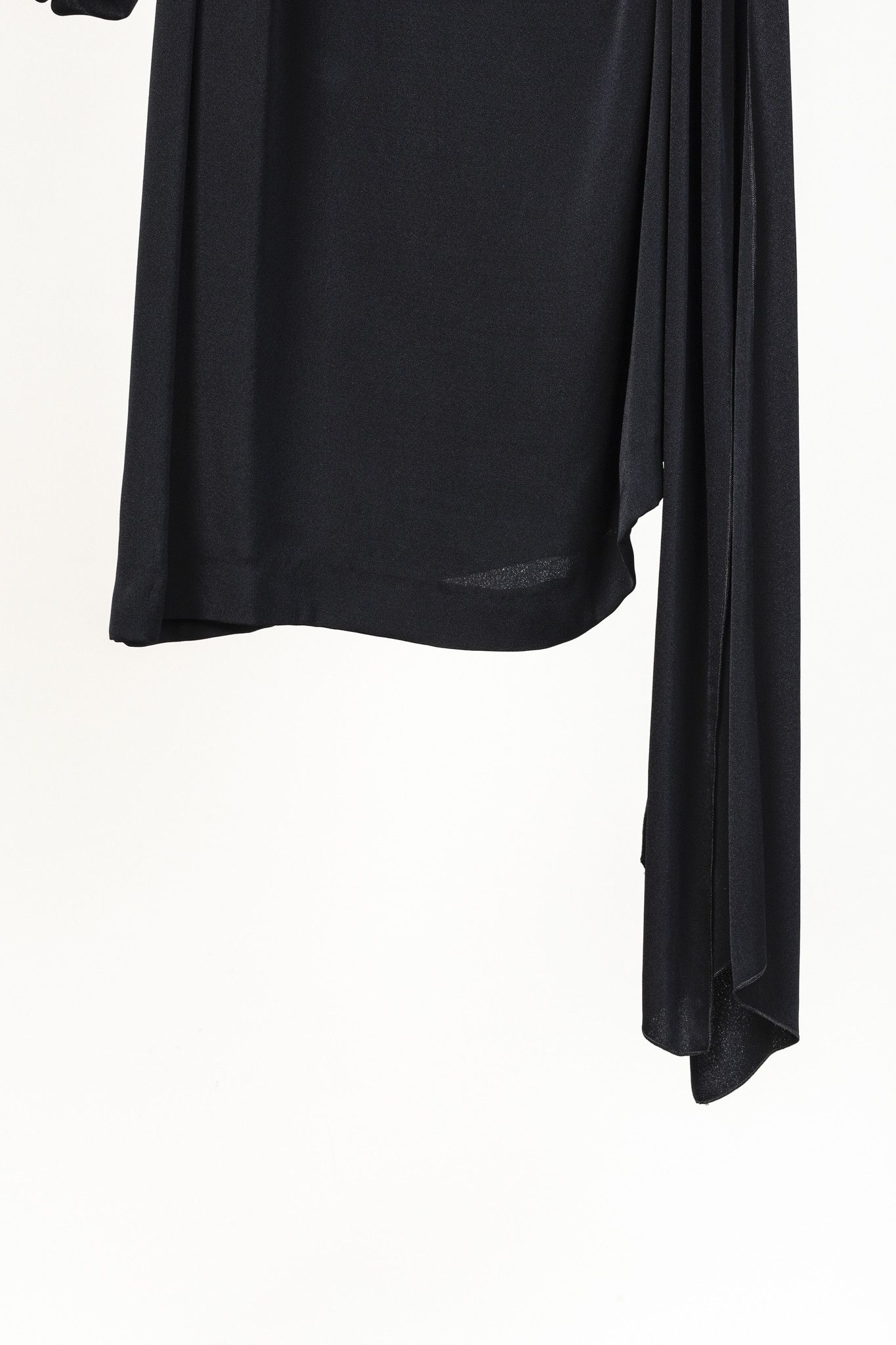 Stella McCartney Stella McCartney Cady One-Shoulder Draped-Peplum Midi Dress Size XS / US 0-2 / IT 36-38 - 7 Thumbnail