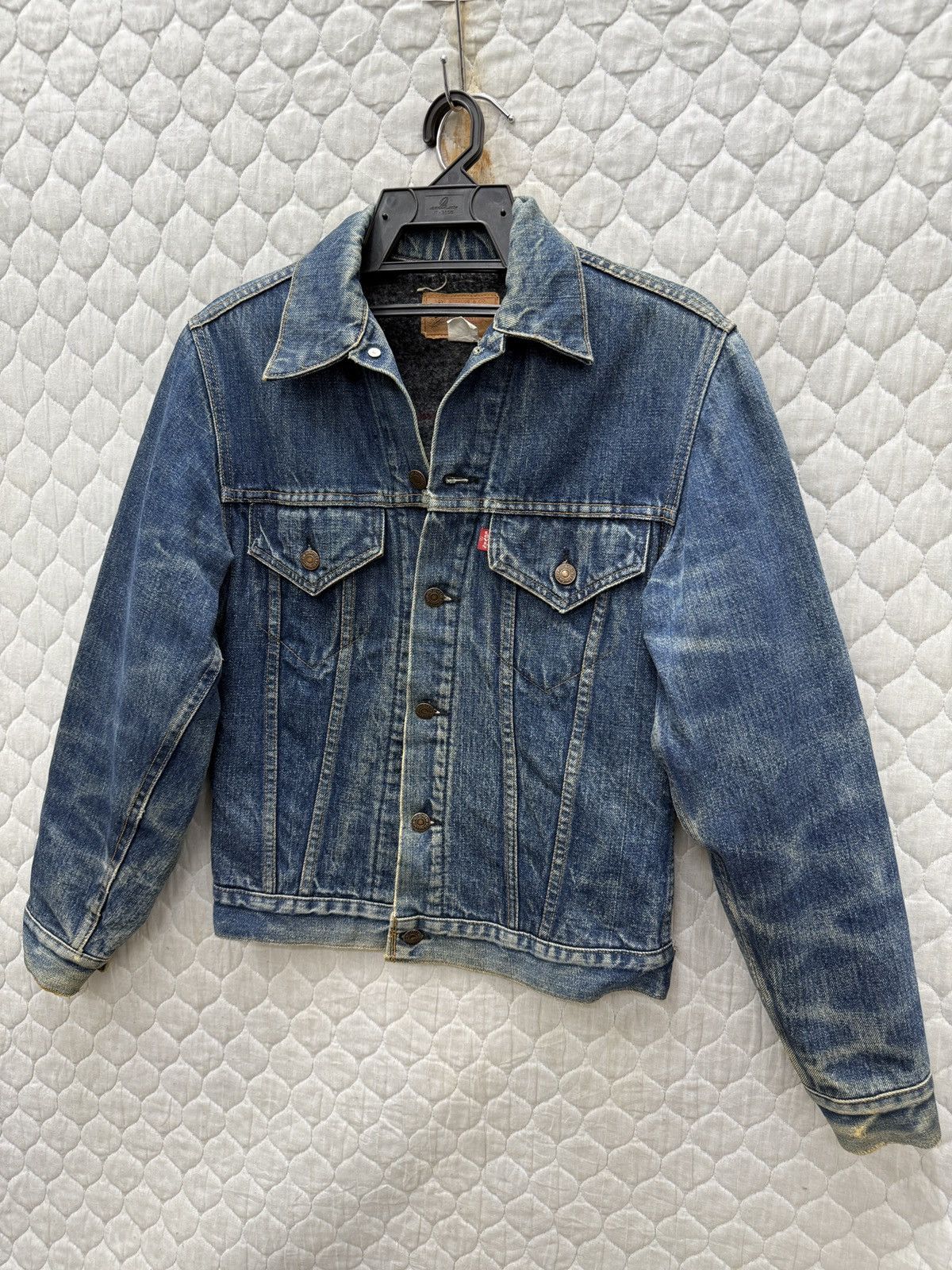 Levi's 🔥🔥🔥ARCHIVE VINTAGE 70’s LEVIS BLANKET LINED TRUCKER JACKET Size US S / EU 44-46 / 1 - 2 Thumbnail