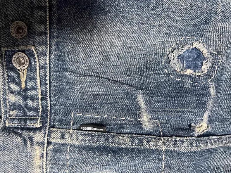 Neighborhood Neighborhood Rough Stitching Denim Jacket Size US M / EU 48-50 / 2 - 7 Thumbnail