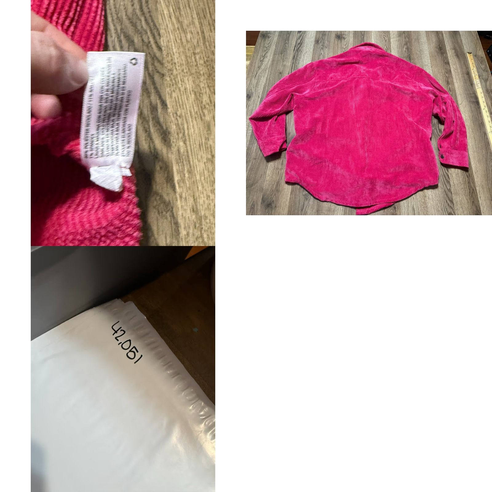 Vintage VINTAGE: No — Wild Fable Shirt Women’s Medium Pink Long Sleeve Button Up Shirt Size M / US 6-8 / IT 42-44 - 8 Thumbnail