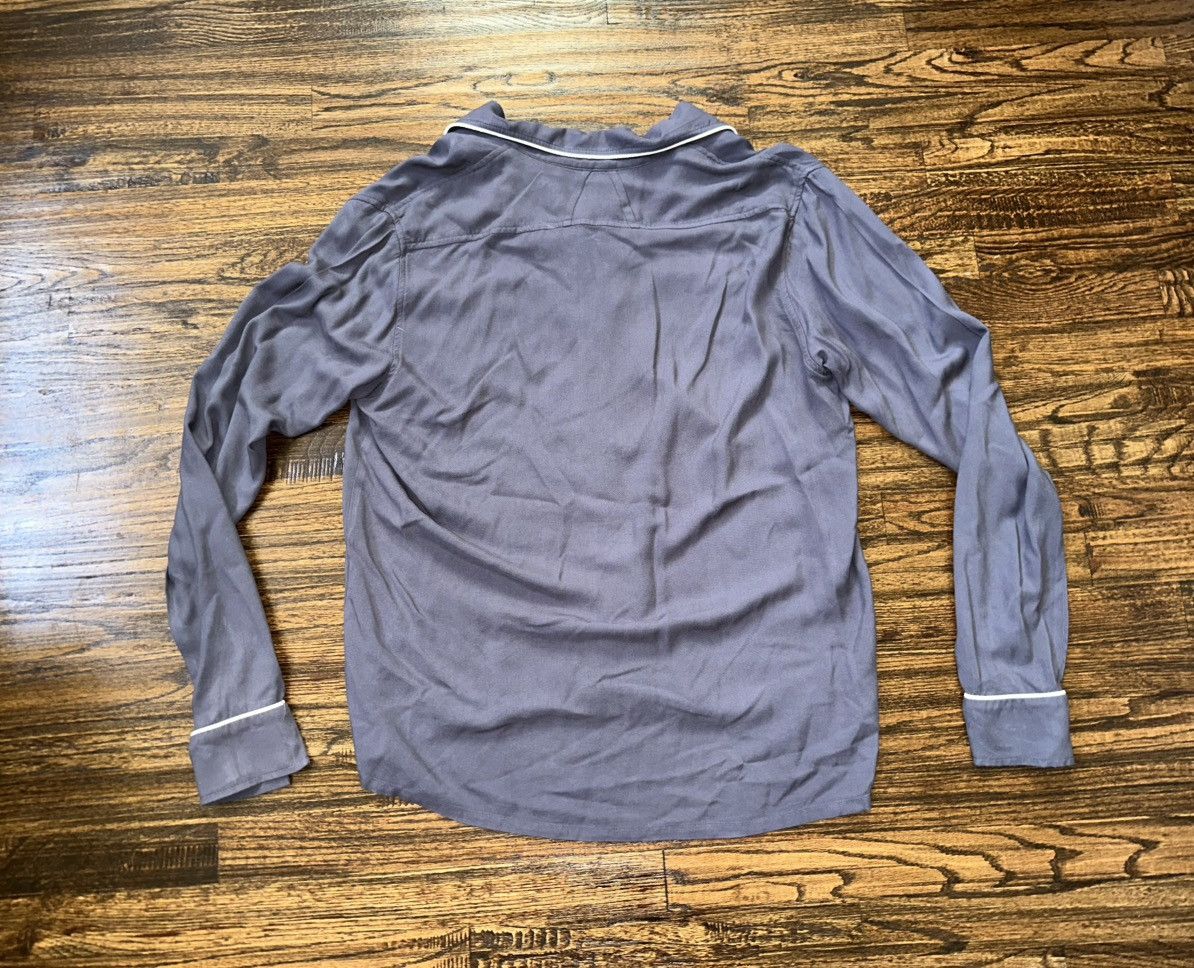 Rhude Rhude L/S Button Up Mechanic PJ Night Shirt Gray Size Large Size US L / EU 52-54 / 3 - 3 Thumbnail