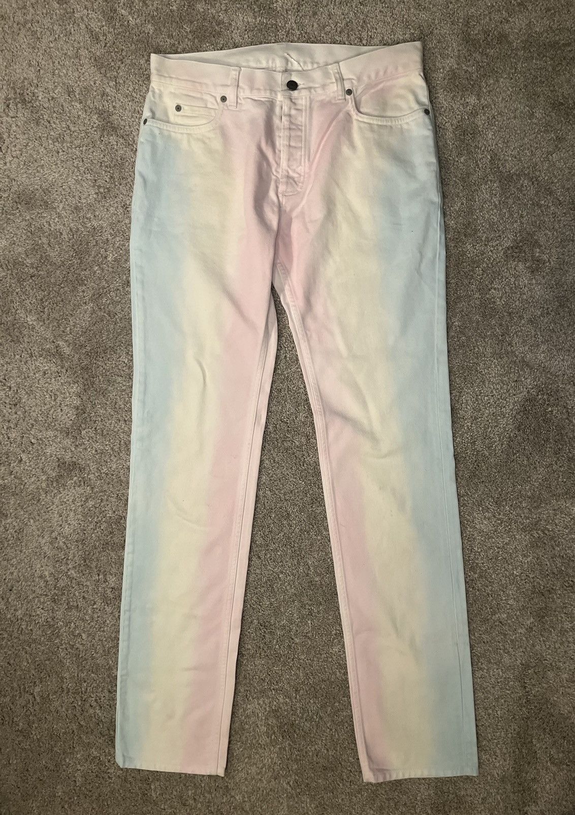 Maison Margiela Maison Margiela Rainbow Tye Die Jeans Size US 33 - 1 Thumbnail