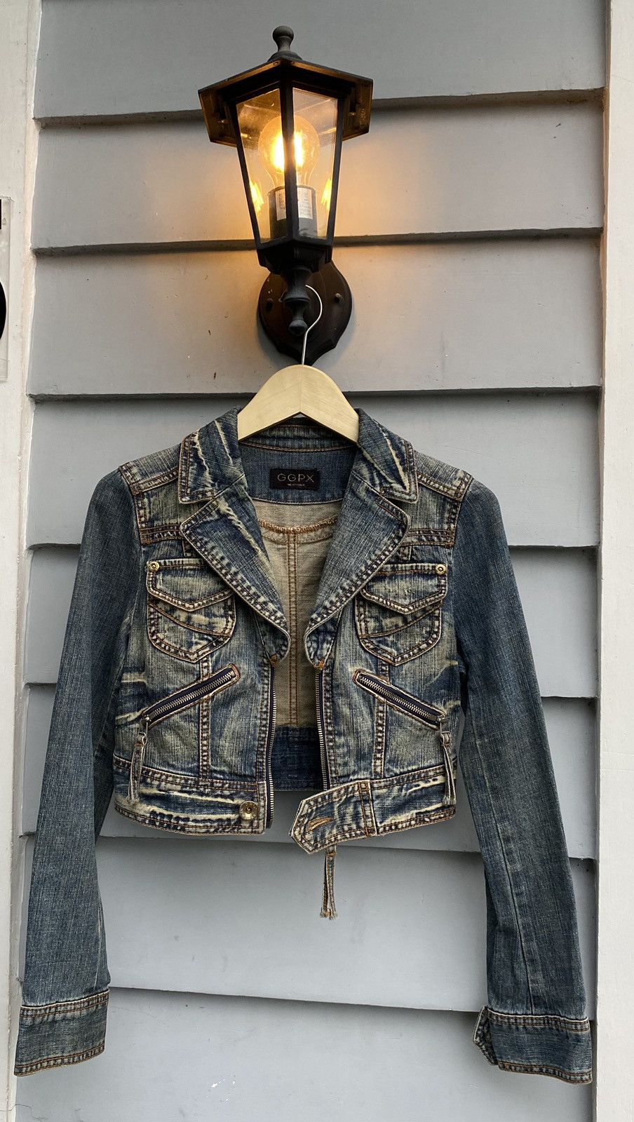 Vintage Bundling Biker Jacket+ Snakeleo Tartan Blus Westwood Style Size S / US 4 / IT 40 - 2 Thumbnail