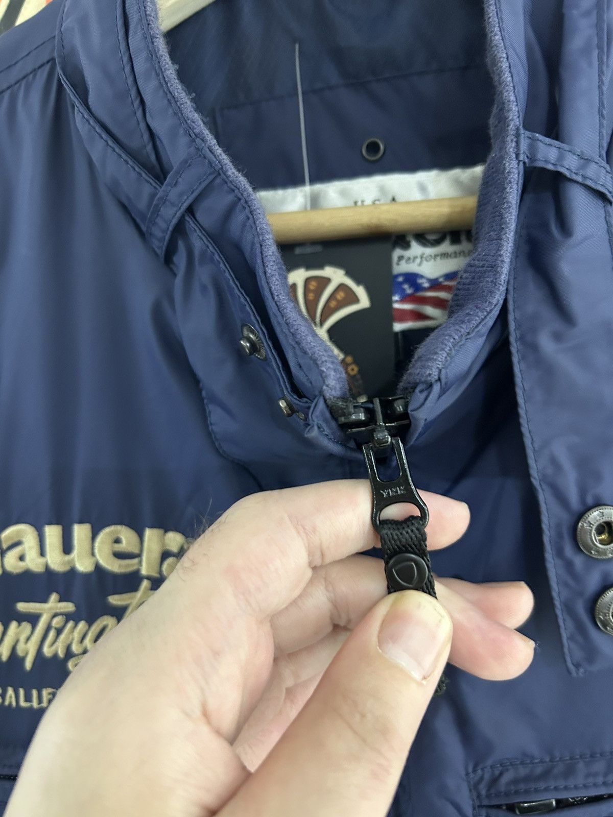 Eddie Bauer American Blauer Motorcycle Jacket Size US L / EU 52-54 / 3 - 6 Thumbnail