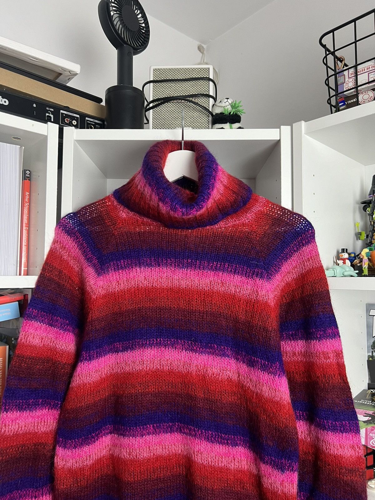 Japanese Brand × Kansai Yamamoto Vintage 90s Kansai Yamamoto wool & mohair sweater S archive Size S / US 4 / IT 40 - 3 Thumbnail