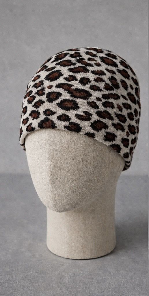Leopard Punk Bondage Style Beanie Hats