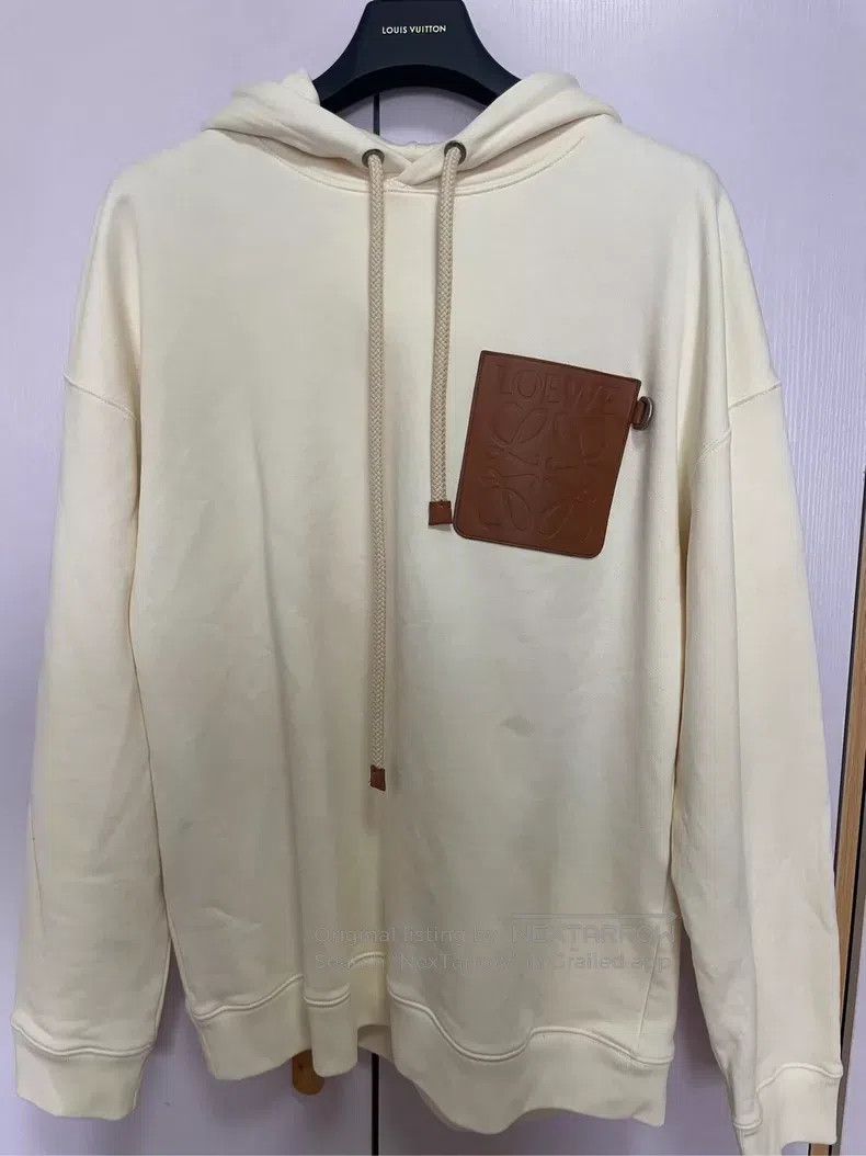 Loewe Loewe Hooded Sweatshirt, Off White Size S / US 4 / IT 40 - 1 Thumbnail