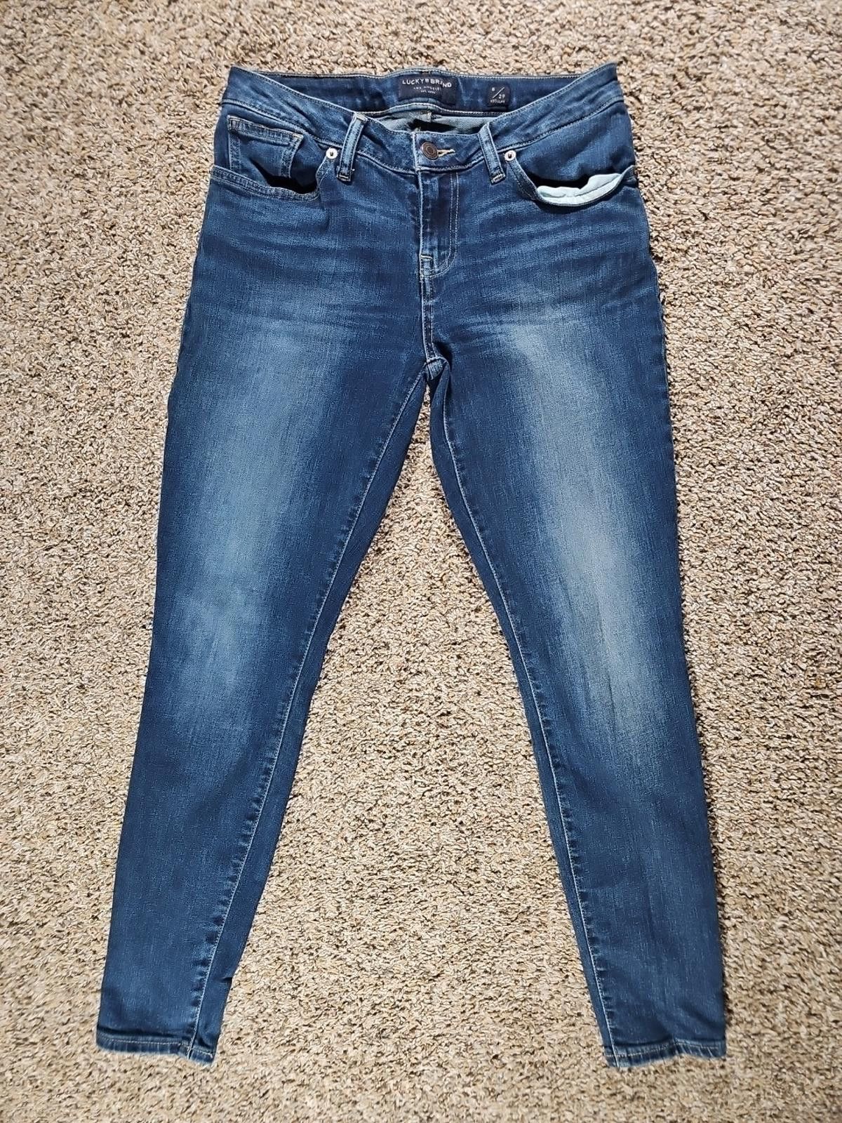 Lucky Brand Lucky Brand 8/29 Lowrise Skinny Lolita Regular Jeans Size 30" / US 8 / IT 44 - 1 Thumbnail