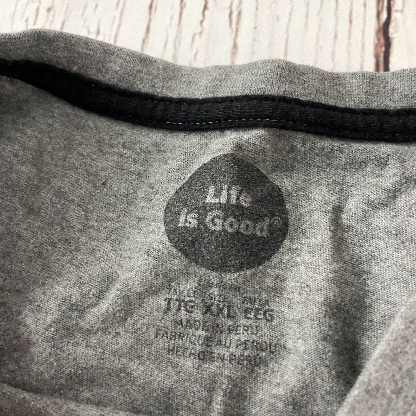 Life is Good Life Is Good T-Shirt Mens 2XL Gray Short Sleeve Roam Sweet Roam Shirt Size US XXL / EU 58 / 5 - 4 Thumbnail