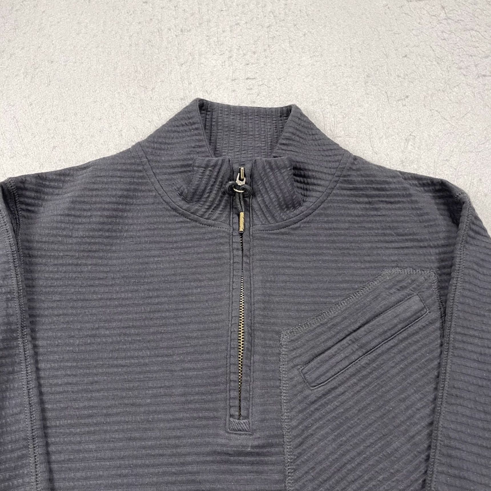 Billy Reid Billy Reid Jacket Mens Medium Black 1/4 Zip Quilted Pullover Casual Shirt? Size US M / EU 48-50 / 2 - 2 Thumbnail