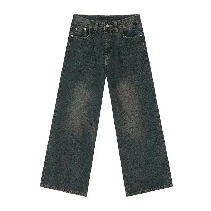 Japanese Brand Retro loose straight leg jeans Size US 32 / EU 48 - 6 Thumbnail