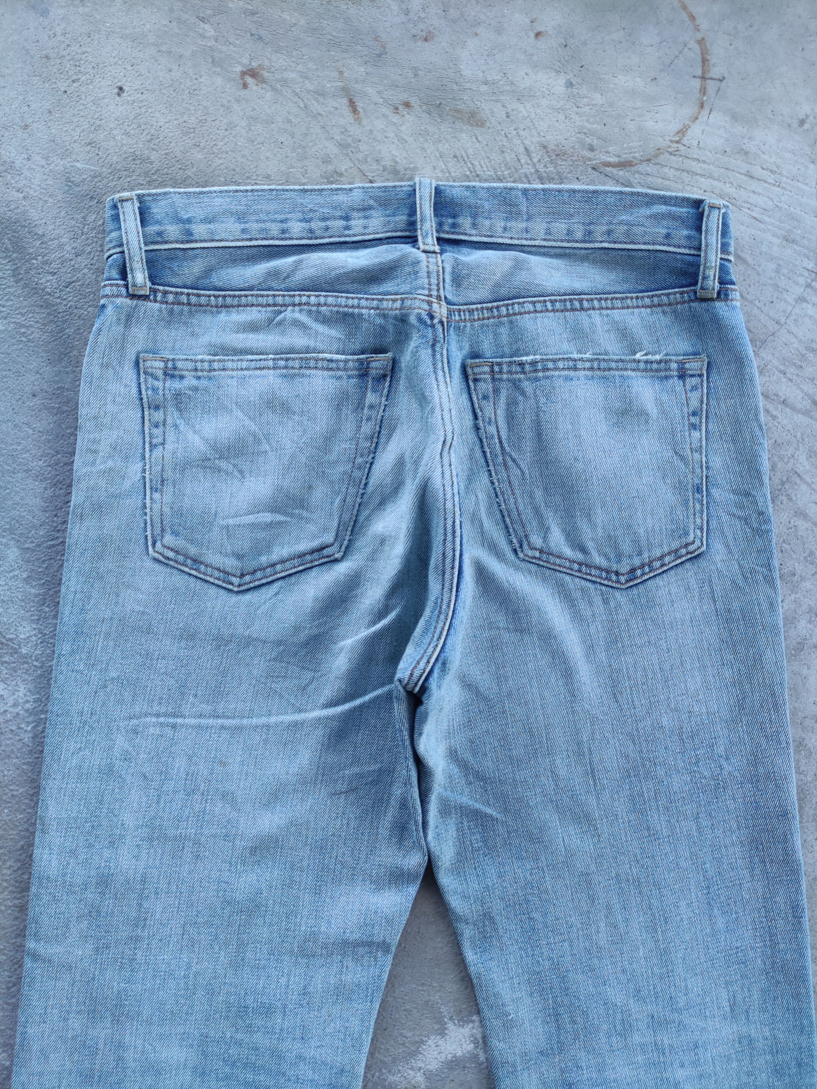Japanese Brand Vintage Japanese Jean Distressed Faded Denim Size US 34 / EU 50 - 9 Thumbnail