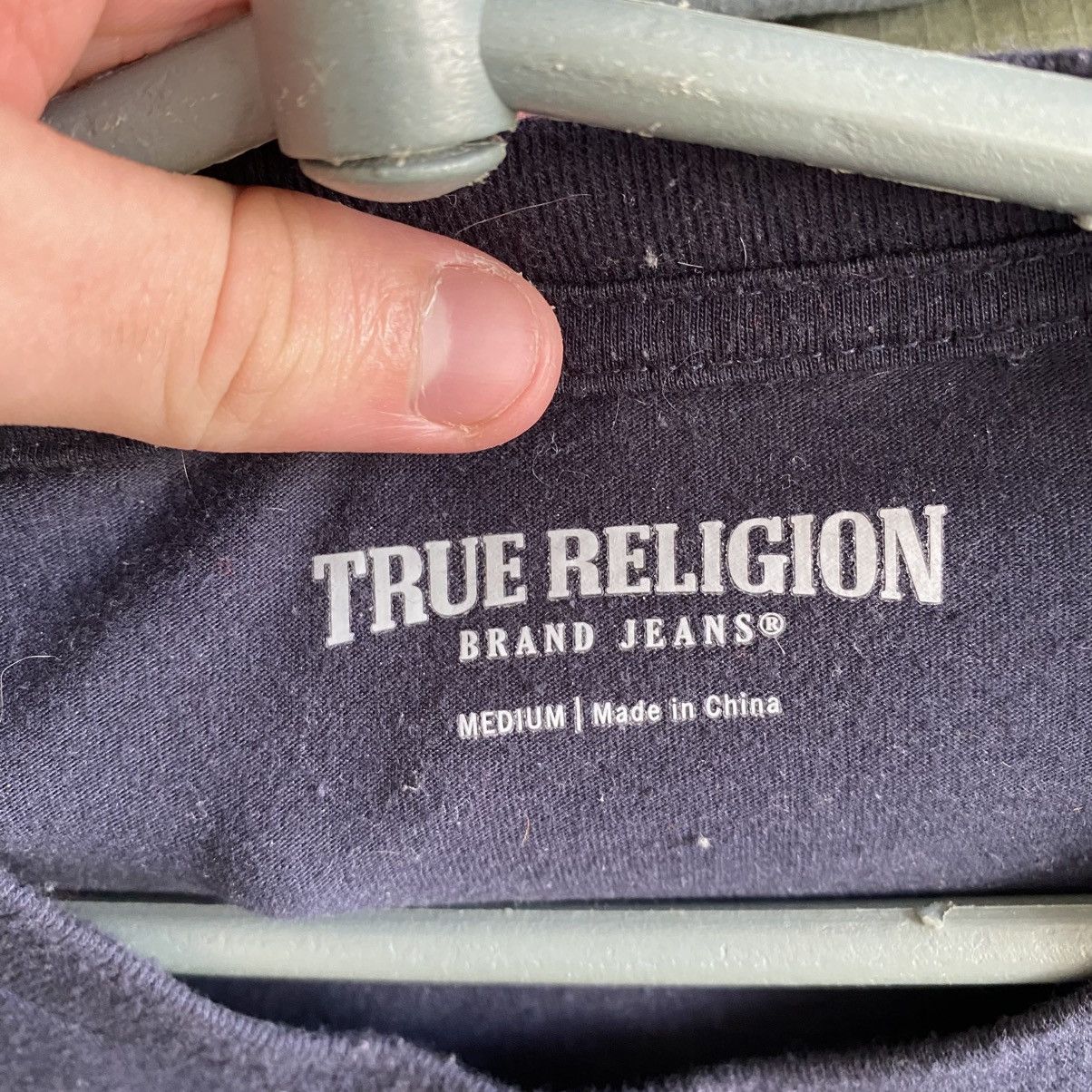 True Religion Mens True Religion Big Logo y2k opium tee Size US M / EU 48-50 / 2 - 6 Thumbnail