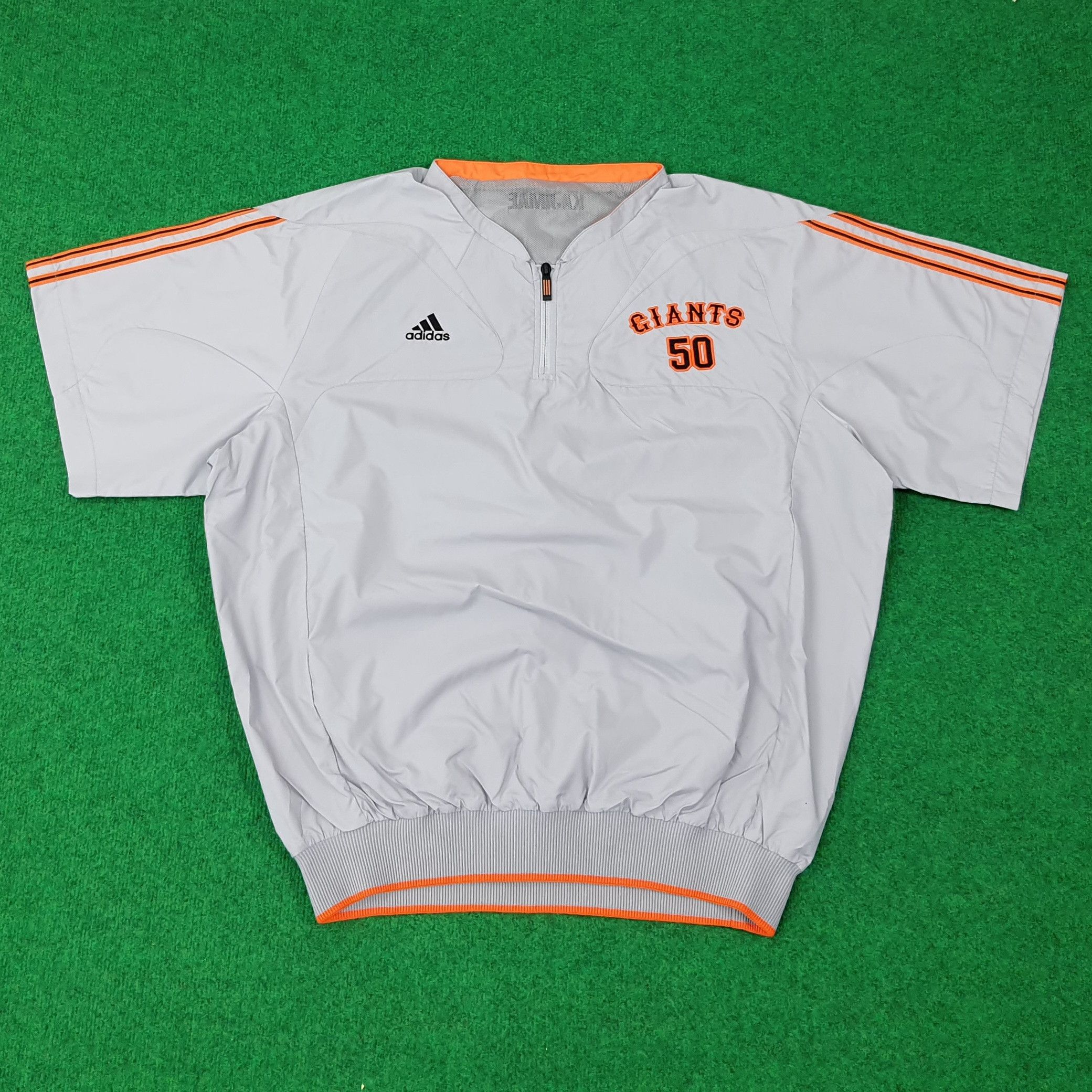 Adidas Vintage Adidas Giants MLB Sports Team Half Zipper C239N34 Size US XL / EU 56 / 4 - 1 Thumbnail