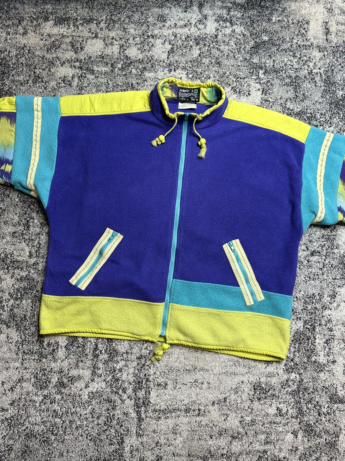 Adidas Vintage Adidas polarlite Trekking fleece Streetwear 90 rare Size US M / EU 48-50 / 2 - 2 Thumbnail