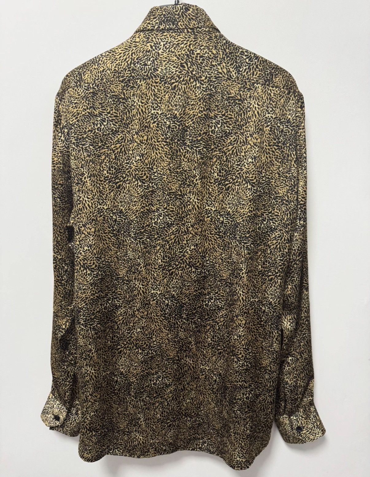 Saint Laurent Paris Saint Laurent 20FW Runway Silk Caramel Leopard Print Shirt Size US S / EU 44-46 / 1 - 2 Thumbnail