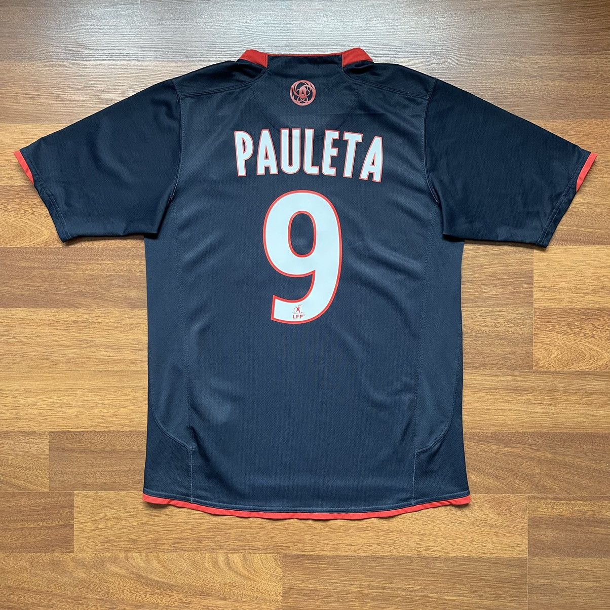 image of Psg Nike 2007/2008 Football Soccer Home Jersey 9 Pauleta in Blue, Men's (Size Small)