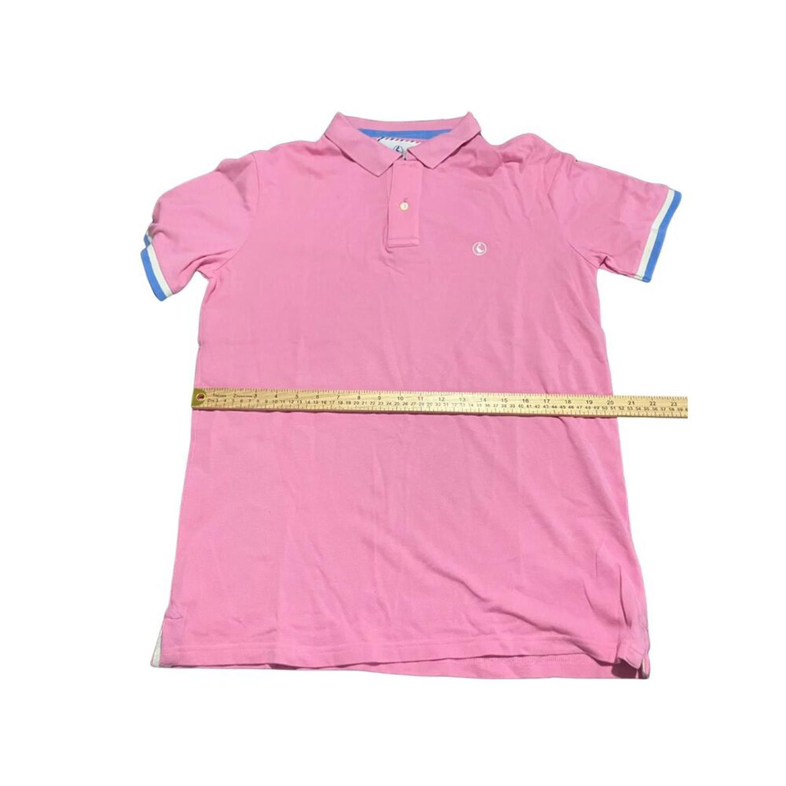 Other El Ganso Men’s Polo Shirt Pink Blue Trim 100% Cotton Size L Size US L / EU 52-54 / 3 - 4 Thumbnail