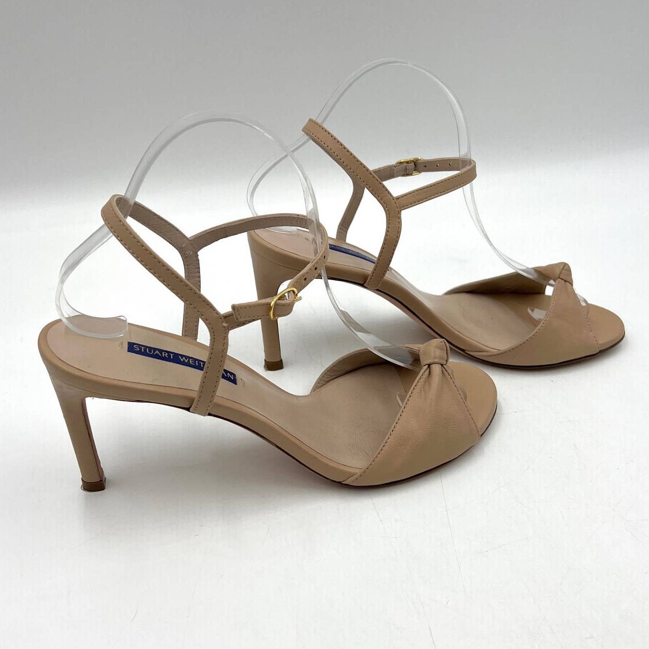 Stuart Weitzman Stuart Weitzman Gloria 80 Nude Stiletto Heels Size US 8.5 / IT 38.5 - 2 Thumbnail
