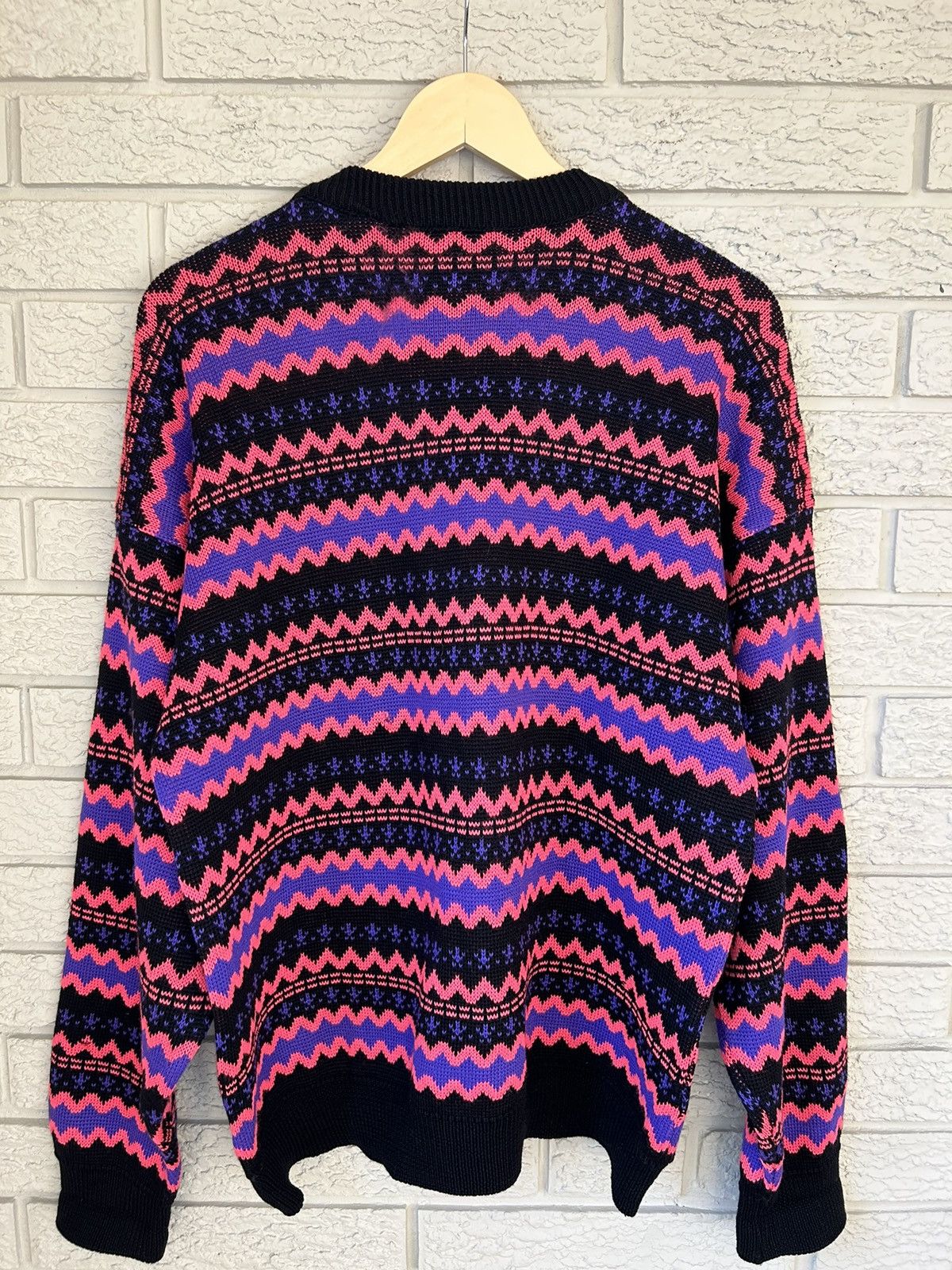 Japanese Brand Vintage 90s Wool Knit Sweater Size US M / EU 48-50 / 2 - 5 Thumbnail
