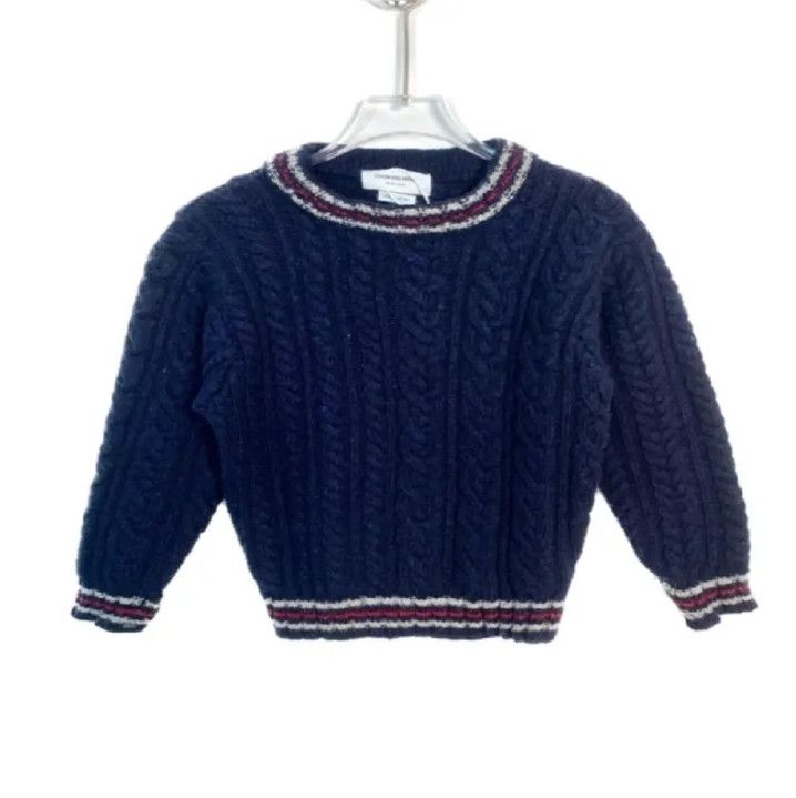 Thom Browne Thom Browne Ribbed Knit Sweater for Men Size US M / EU 48-50 / 2 - 1 Thumbnail