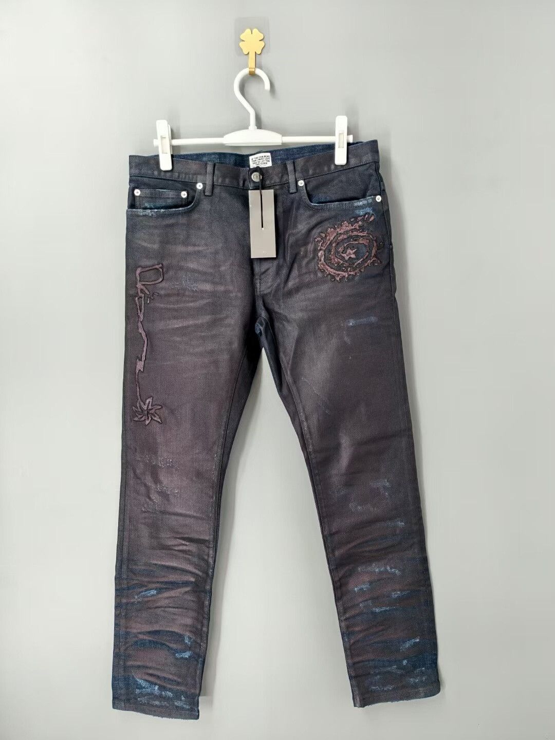 Dior Dior x TS Inkjet Embroidered Logo Jeans Size US 30 / EU 46 - 1 Thumbnail