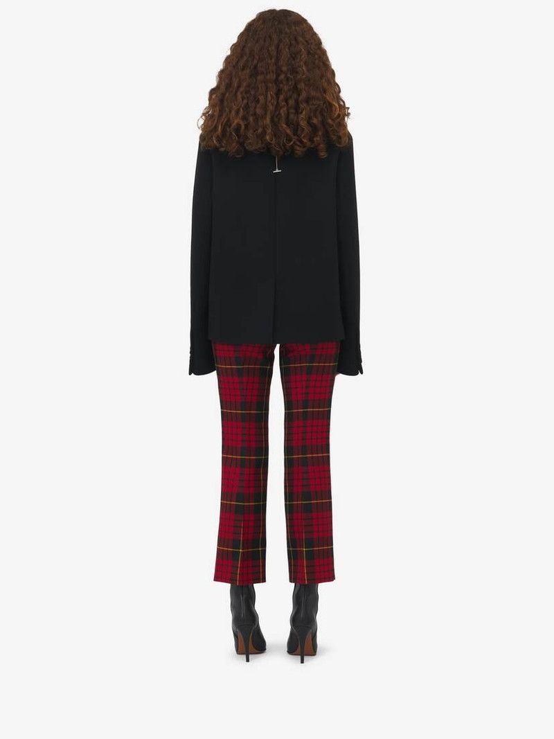 Alexander McQueen o1srvl11e0226 Wool Felt Peacoat In Black Size S / US 4 / IT 40 - 5 Thumbnail