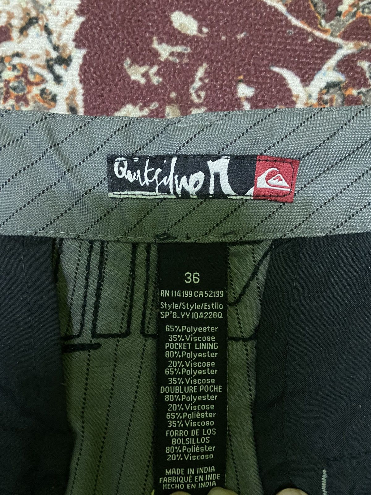 Quiksilver Quicksilver jorts with black stripes Size US 36 / EU 52 - 4 Thumbnail