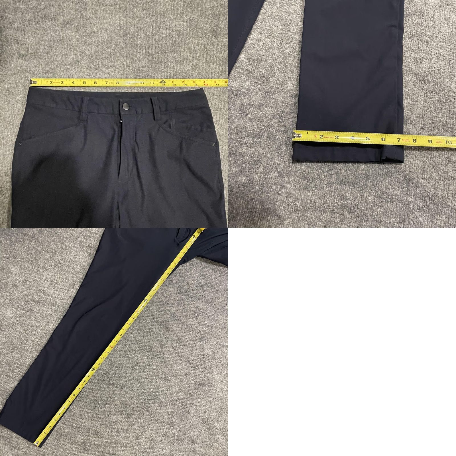 Lululemon Lululemon ABC Pant Classic 5 Pocket Mens 32 Navy Stretch Performance Pants Size US 32 / EU 48 - 9 Thumbnail