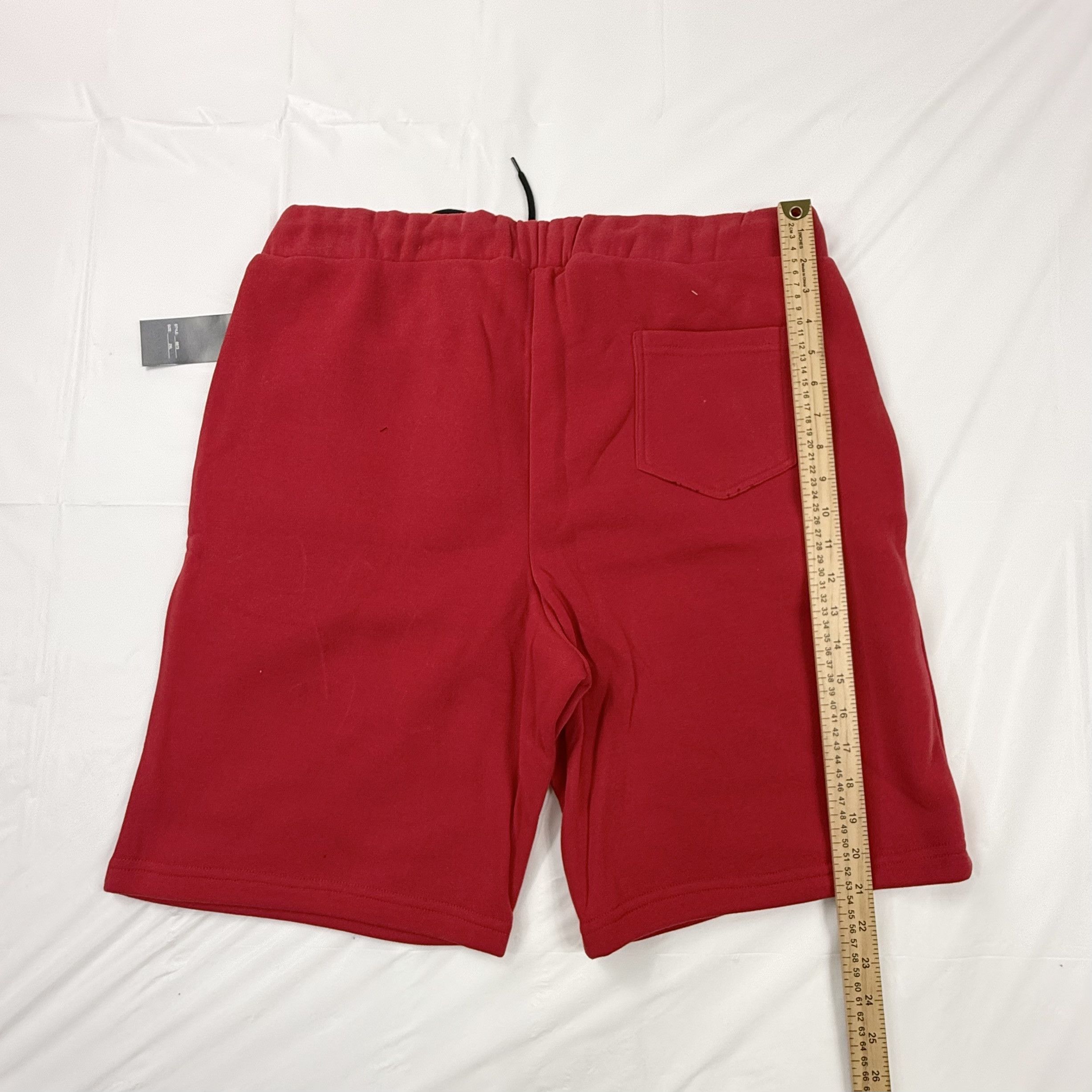 Other Arthur Beale Mens Red Sweat Shorts Elastic Drawstring 2XL Size US 36 / EU 52 - 3 Thumbnail