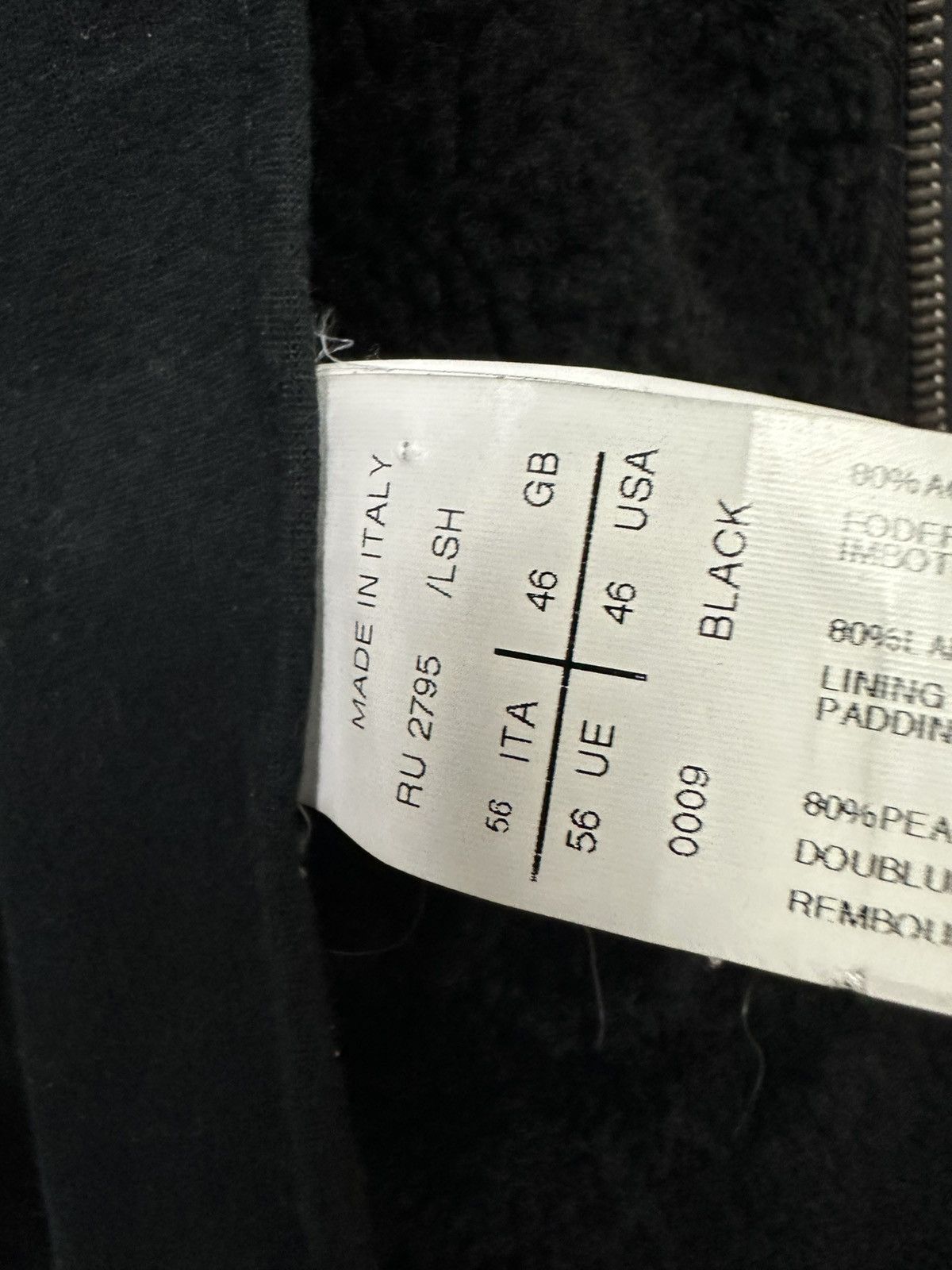Rick Owens FW12 ‘MOUNTAIN’ Shearling Showtek Leather Jacket Size US XL / EU 56 / 4 - 6 Thumbnail