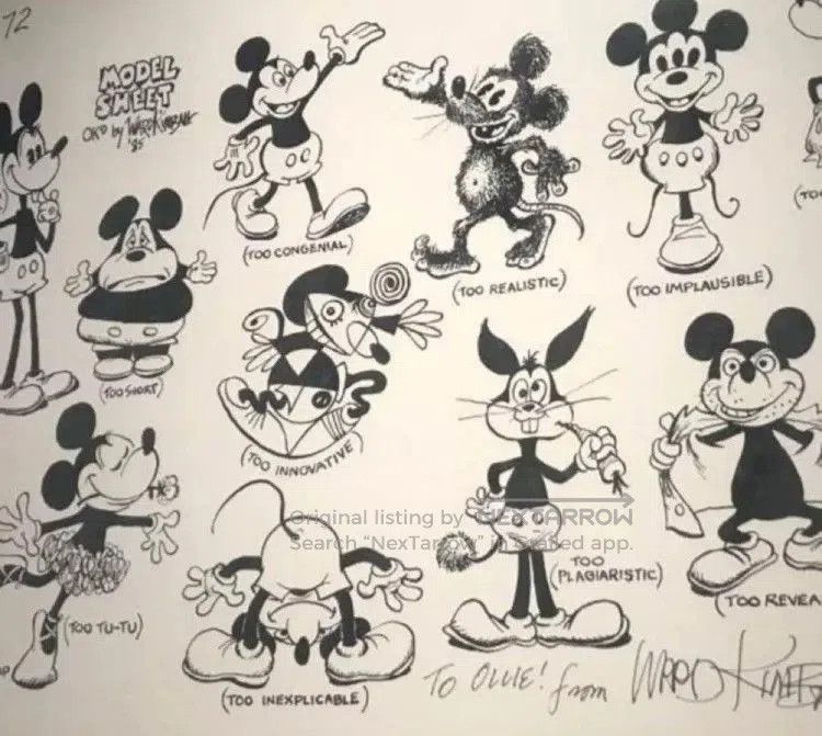 VINNY's Vintage Disney Mickey Sweatshirt Gildan. Size US M / EU 48-50 / 2 - 6 Thumbnail