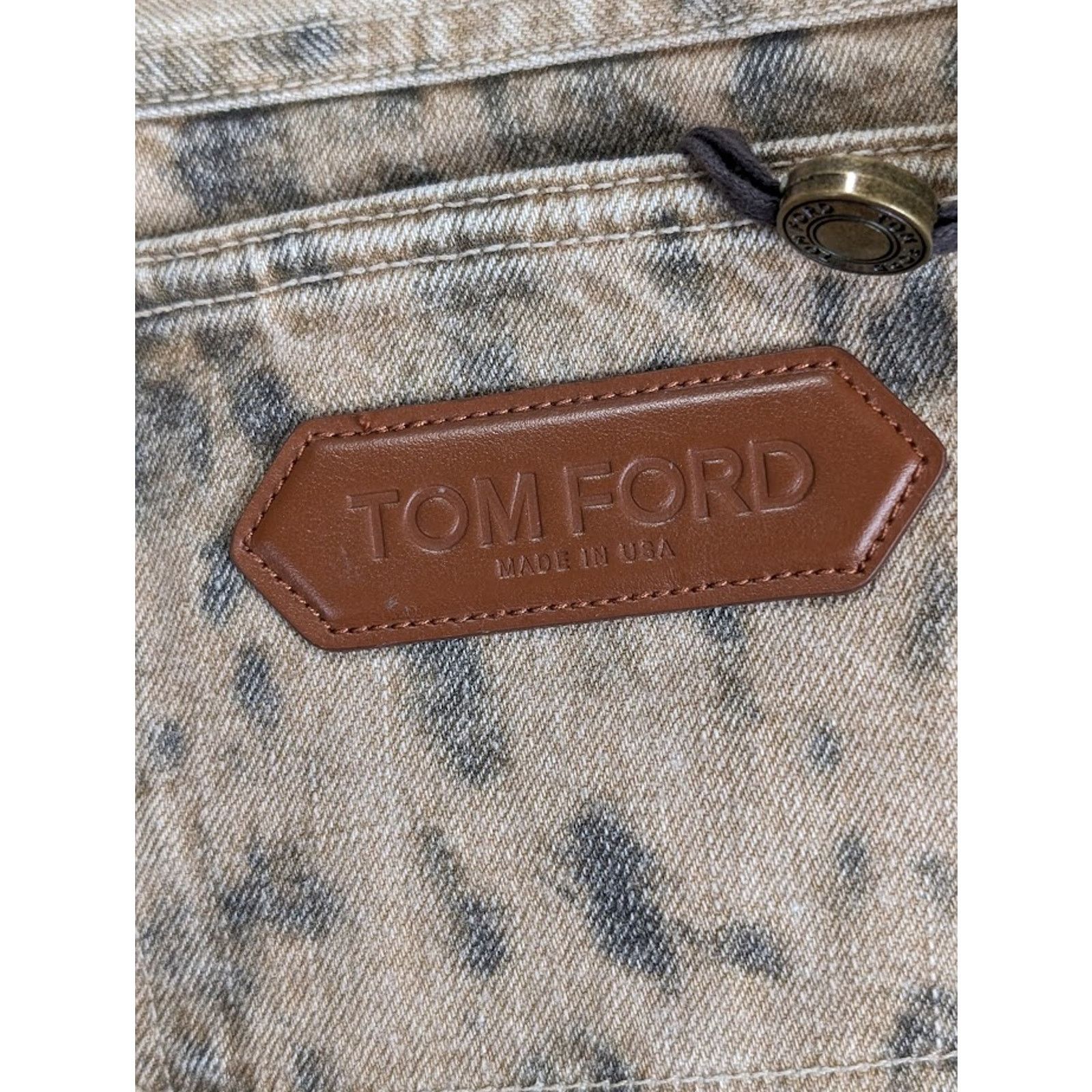 o1rshd1 Denim Pant in Aged Leopard 34