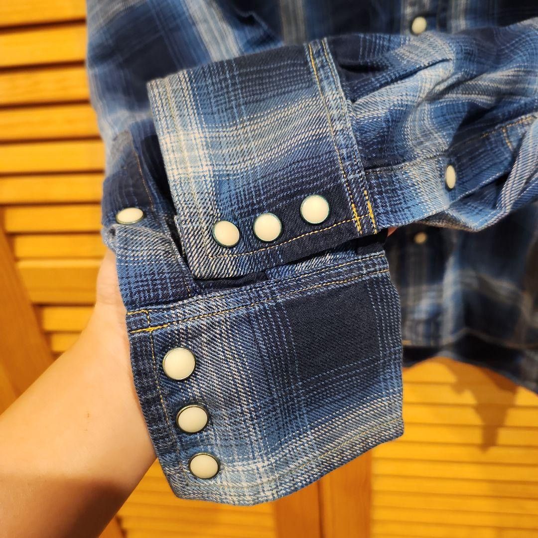 Kapital Western Flannel Pearl Button Up Shirt Size US M / EU 48-50 / 2 - 6 Thumbnail