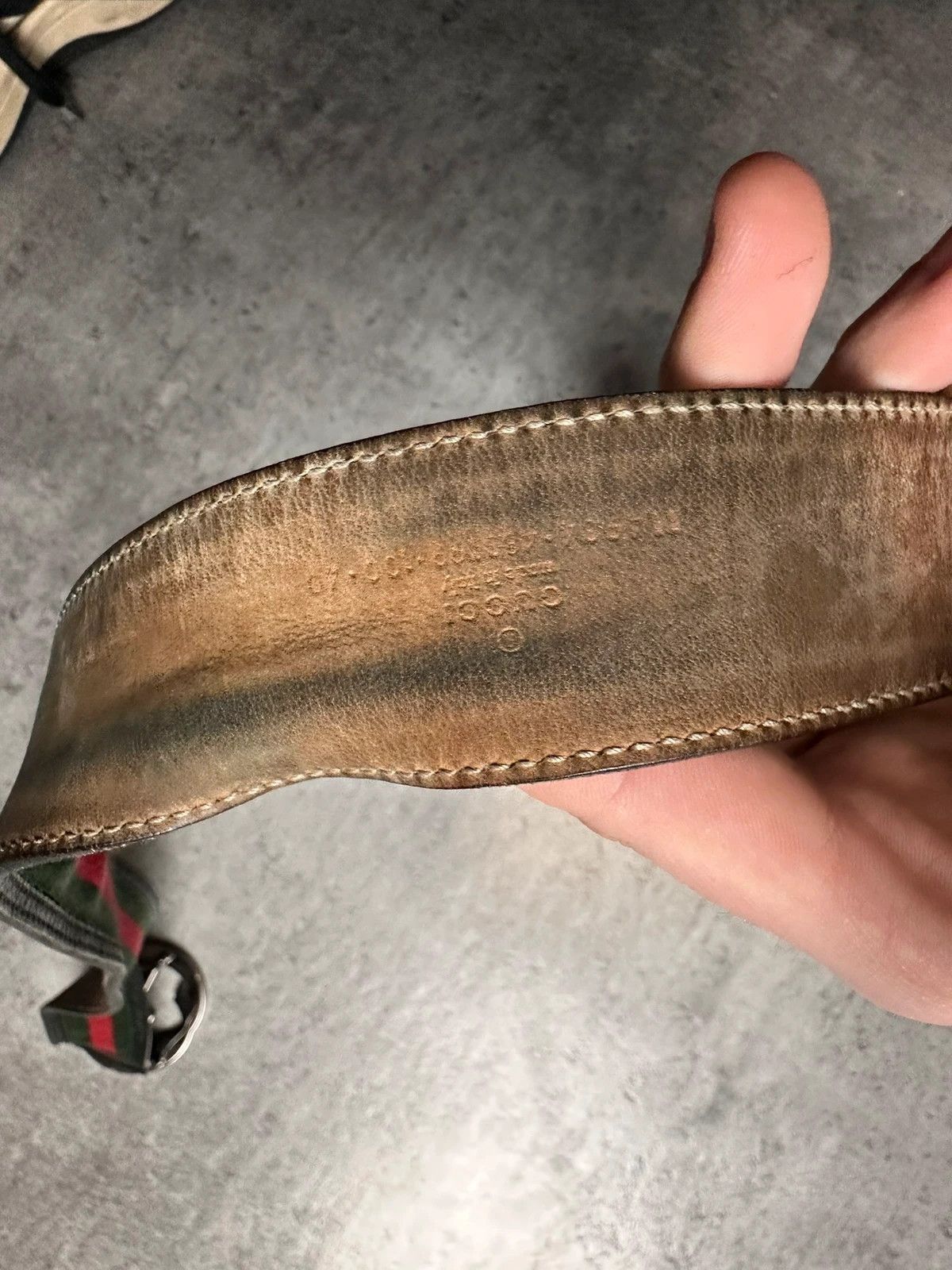Gucci Gucci belt vintage leather Size ONE SIZE - 5 Thumbnail