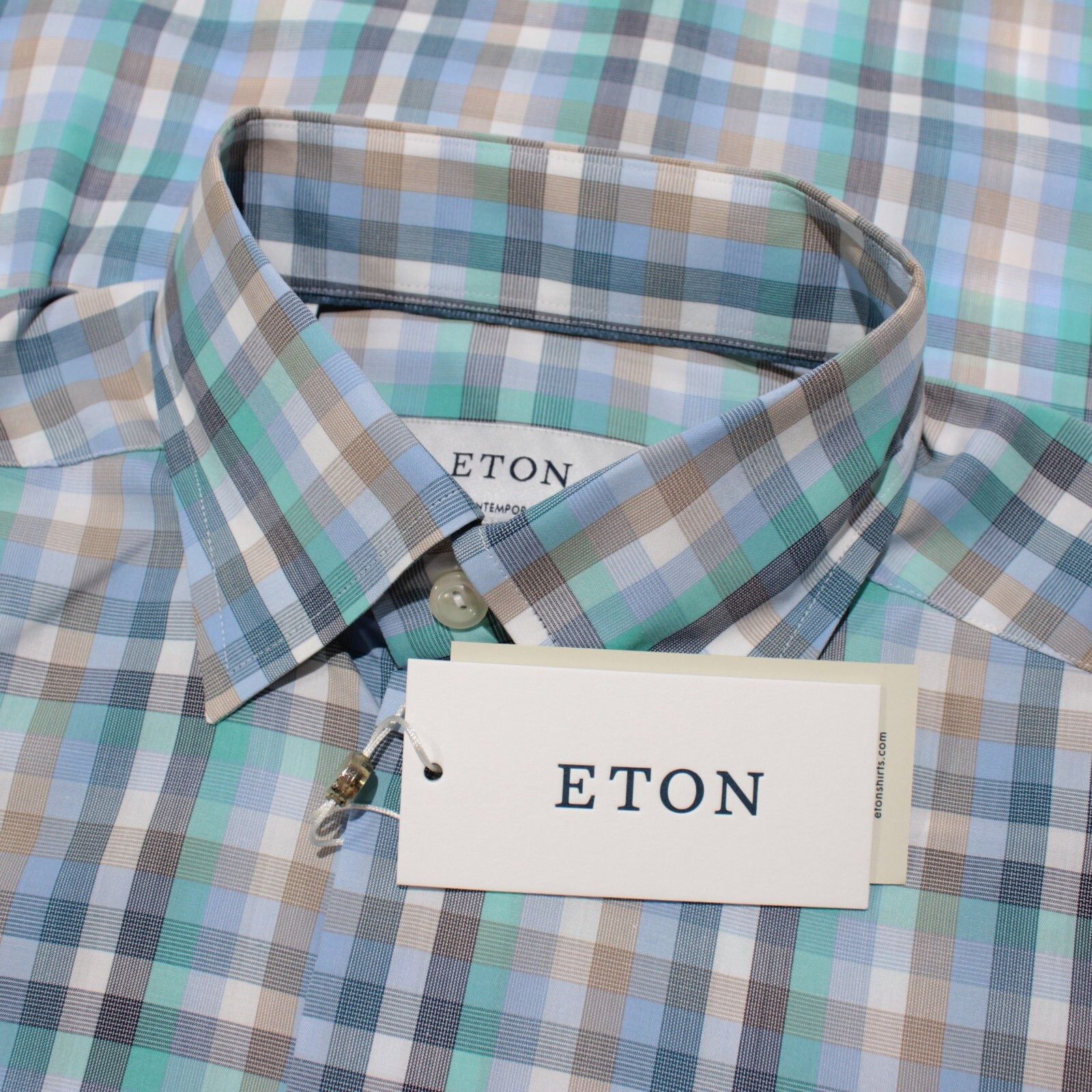 Eton Eton New with tags Shirt Size S US In Blue Size US S / EU 44-46 / 1 - 1 Thumbnail