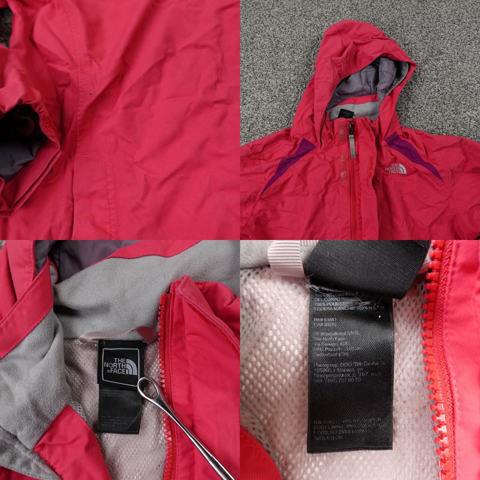 The North Face The North Face Jacket Womens S Pink Hyvent Waterproof Windbreaker Zip Rain Coat Hike Size S / US 4 / IT 40 - 8 Thumbnail