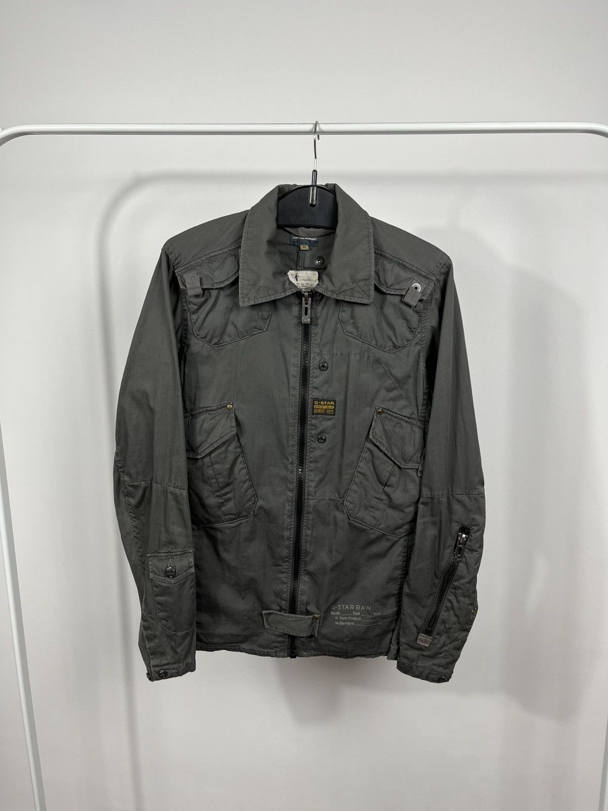G-Star G-Star RAW Military Field Jacket Multi Pocket Zip M Size US M / EU 48-50 / 2 - 1 Thumbnail