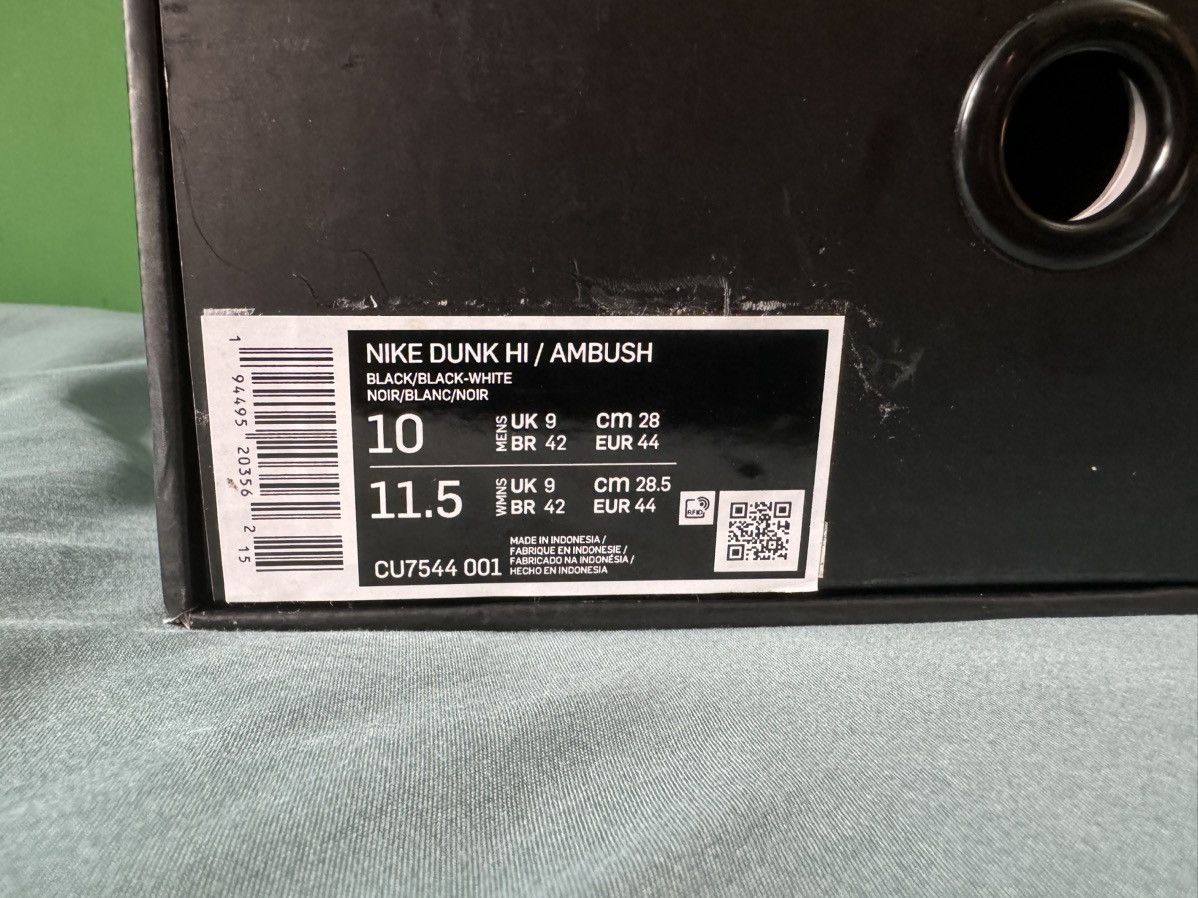 Nike Nike Dunk High AMBUSH 2020 Size US 10 / EU 43 - 7 Thumbnail
