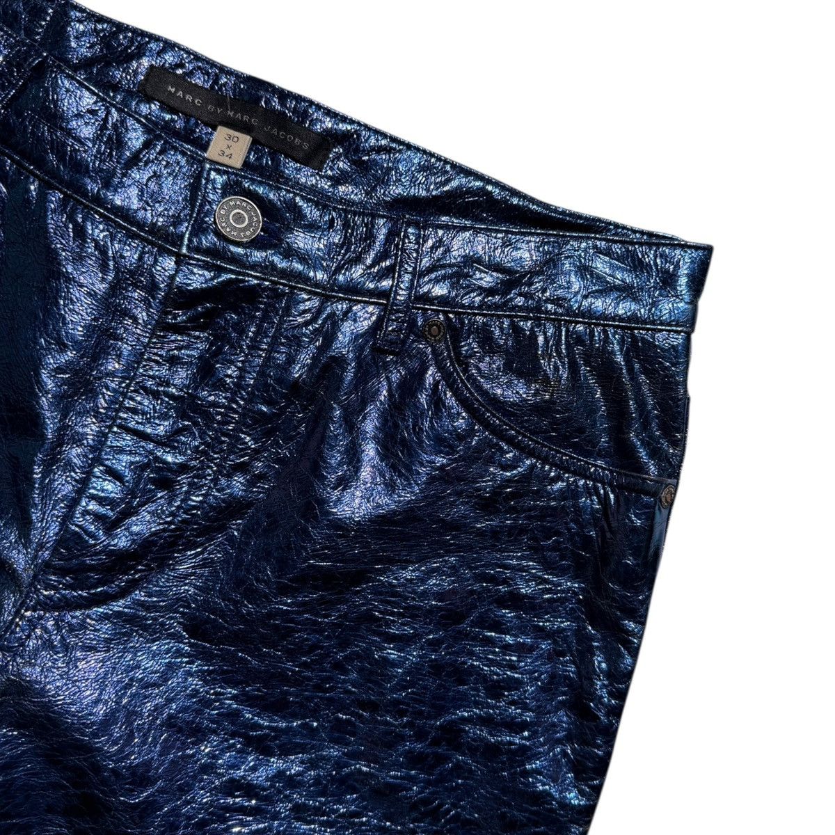 Marc Jacobs Glossy patent leather pant Size US 30 / EU 46 - 2 Thumbnail