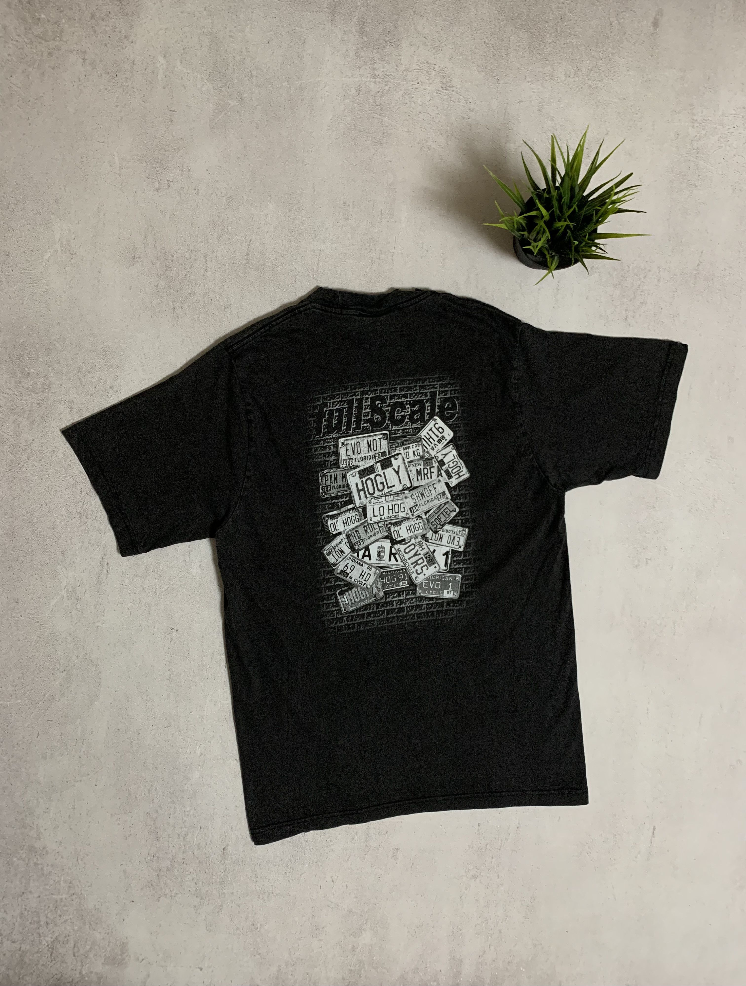 Vintage Vintage Full Scale T Shirt Tee Big Logo Racing Faded 90s Size US M / EU 48-50 / 2 - 9 Thumbnail