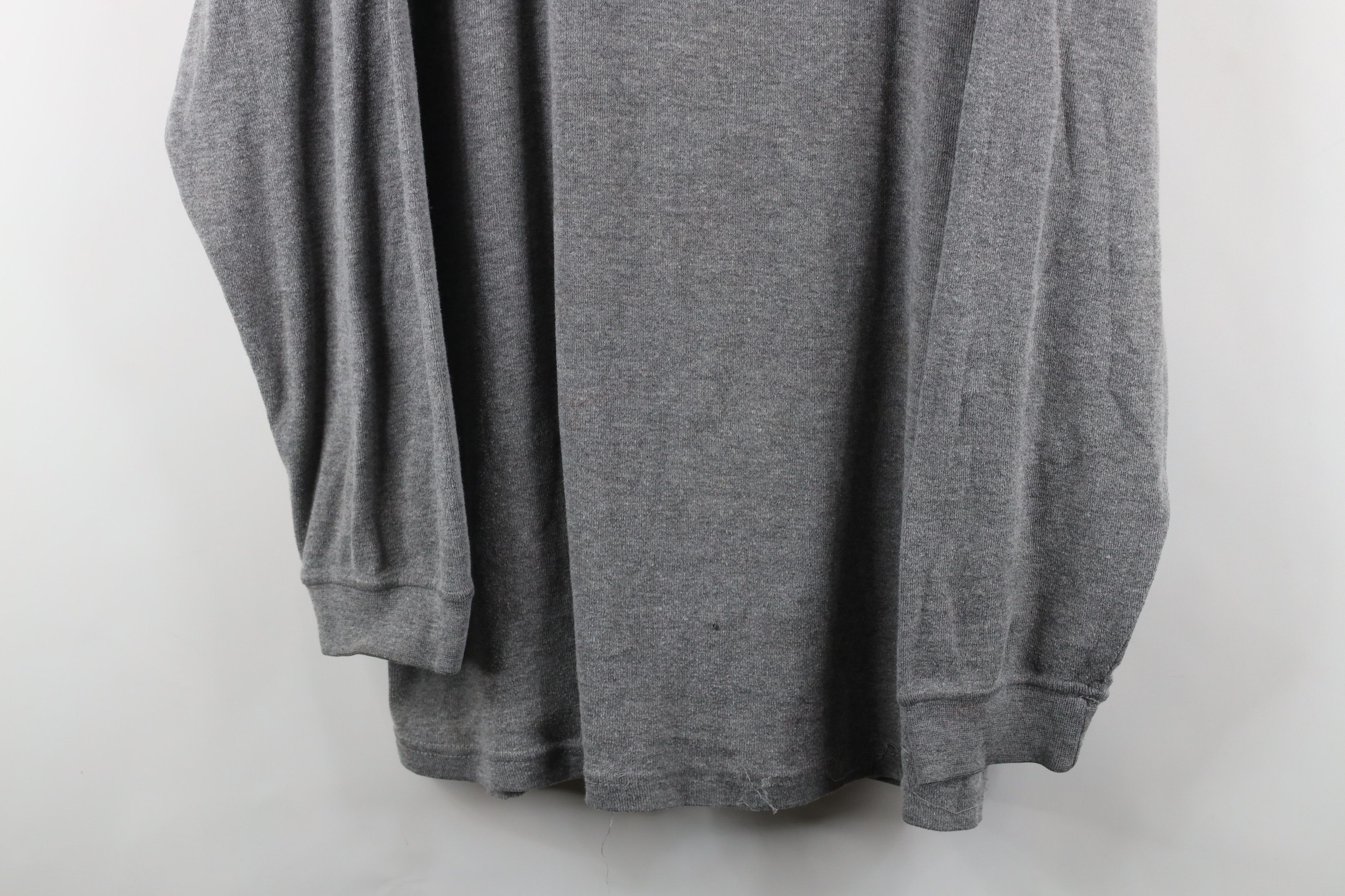 Vintage Vintage 90s Streetwear Knit Long Sleeve Henley T-Shirt Size US XXL / EU 58 / 5 - 3 Thumbnail